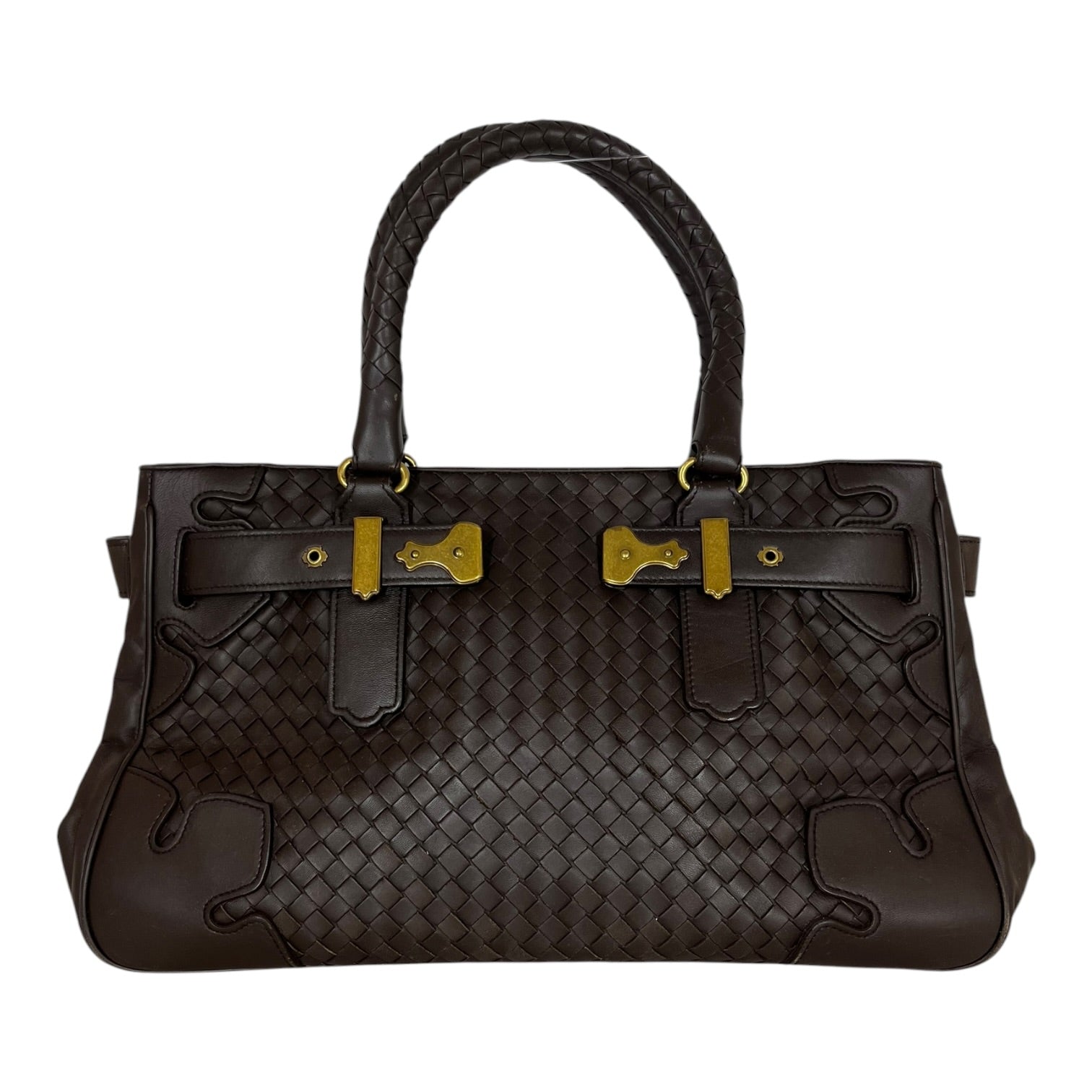 BOTTEGA VENETA/Hand Bag/Leather/BRW/Intrecciato view 2