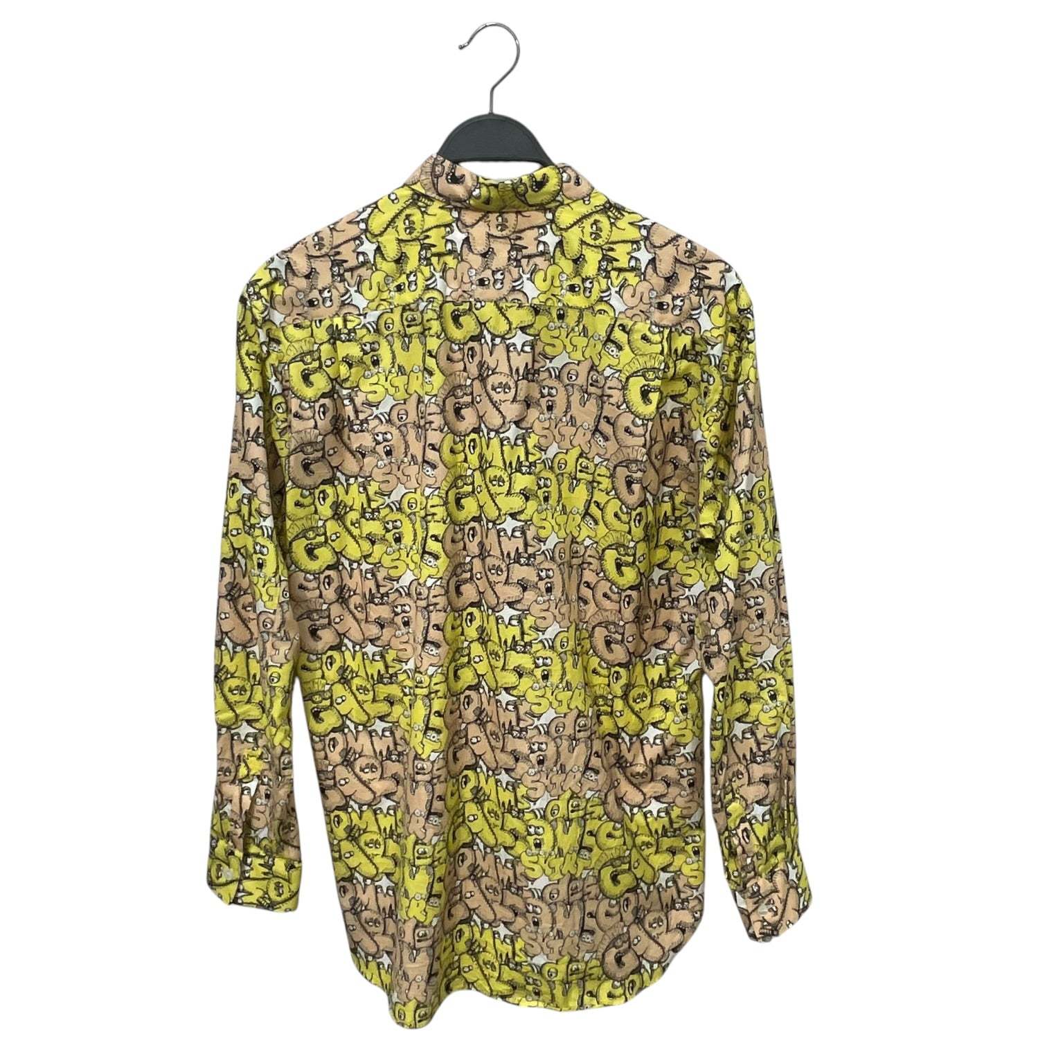 COMME des GARCONS SHIRT/KAWS/LS Shirt/M/Cotton/YEL/All Over Print/ view 2