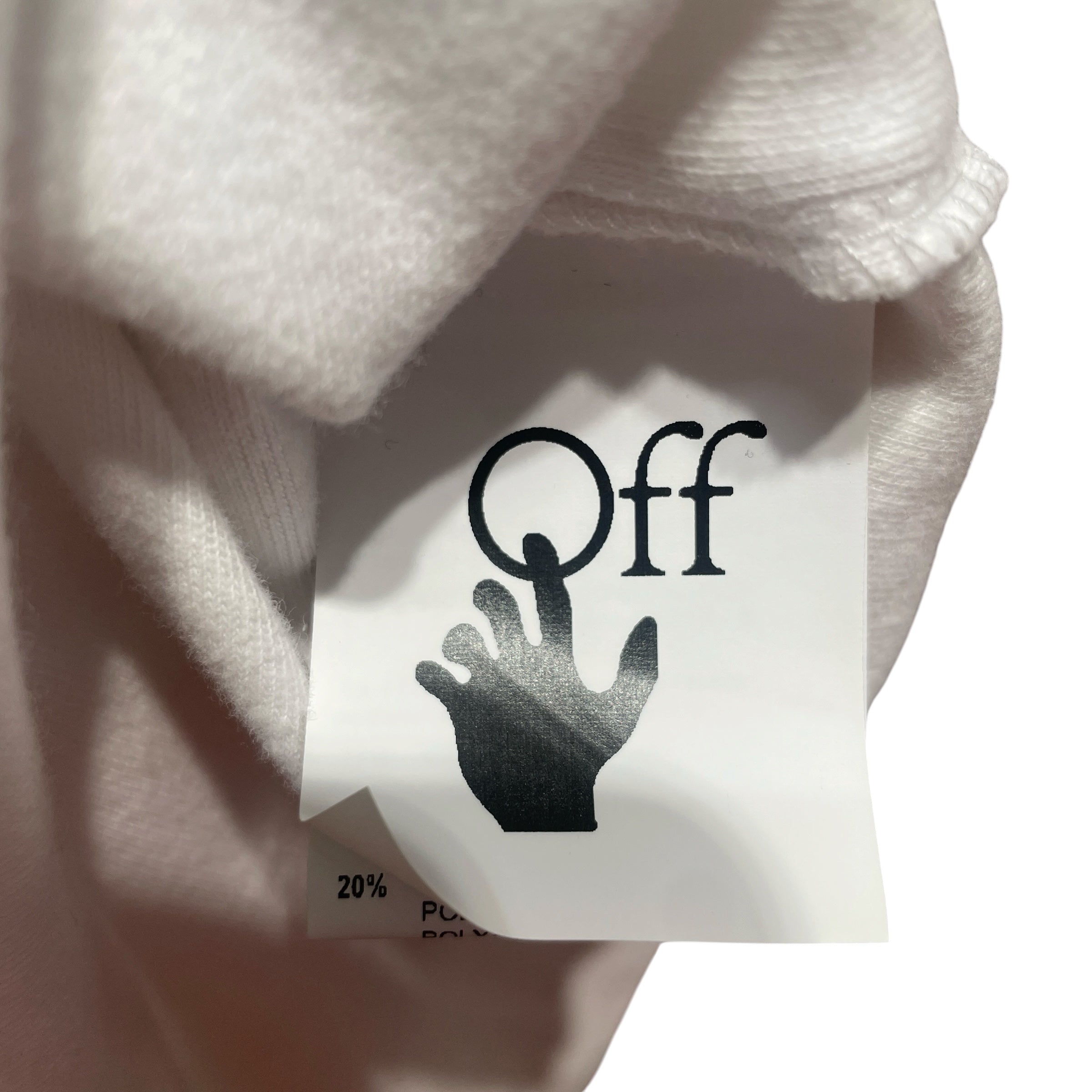 OFF-WHITE/T-Shirt/M/Cotton/WHT/ view 4