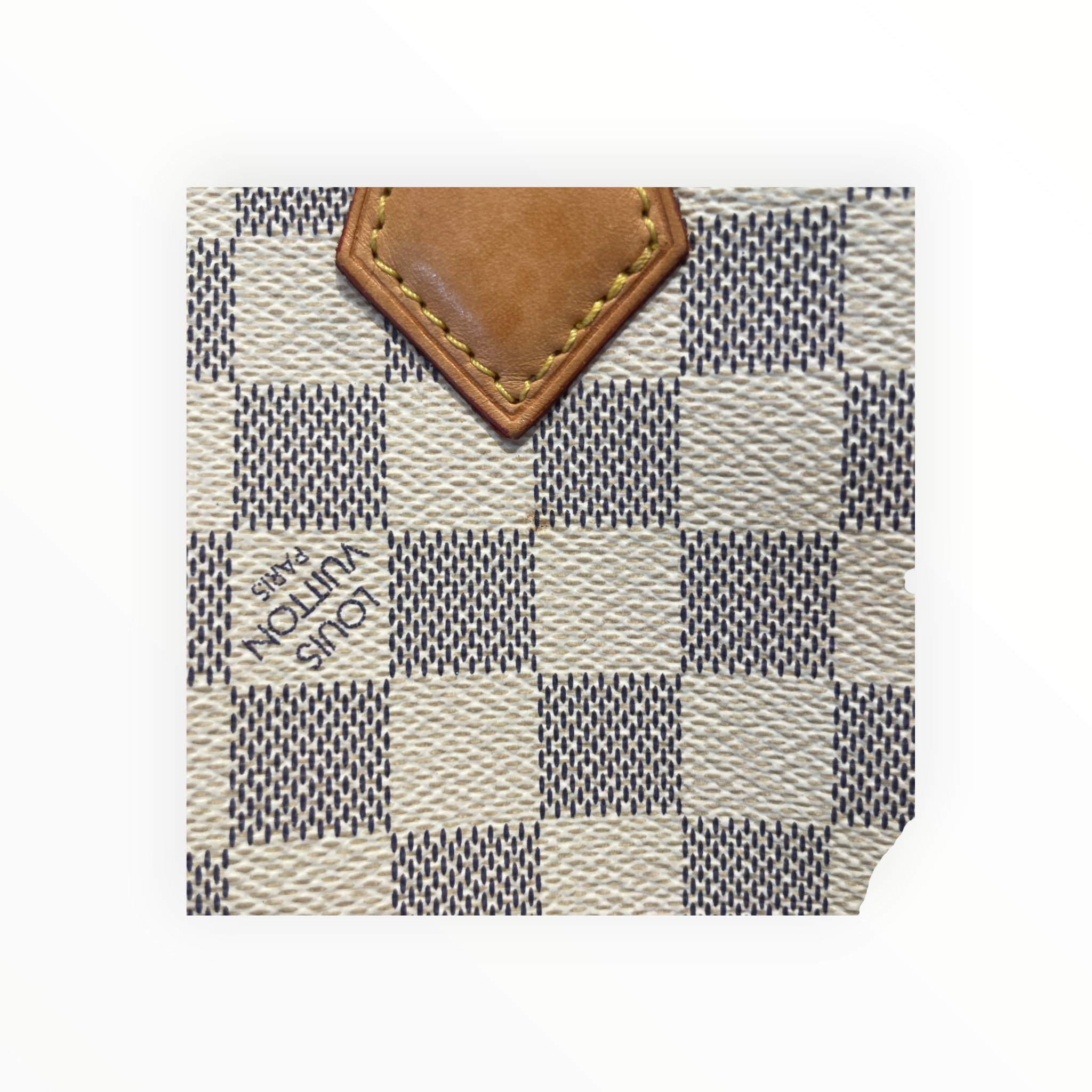 LOUIS VUITTON/Hand Bag/Leather/CRM/LV Speedy 35 Damier Azur view 12