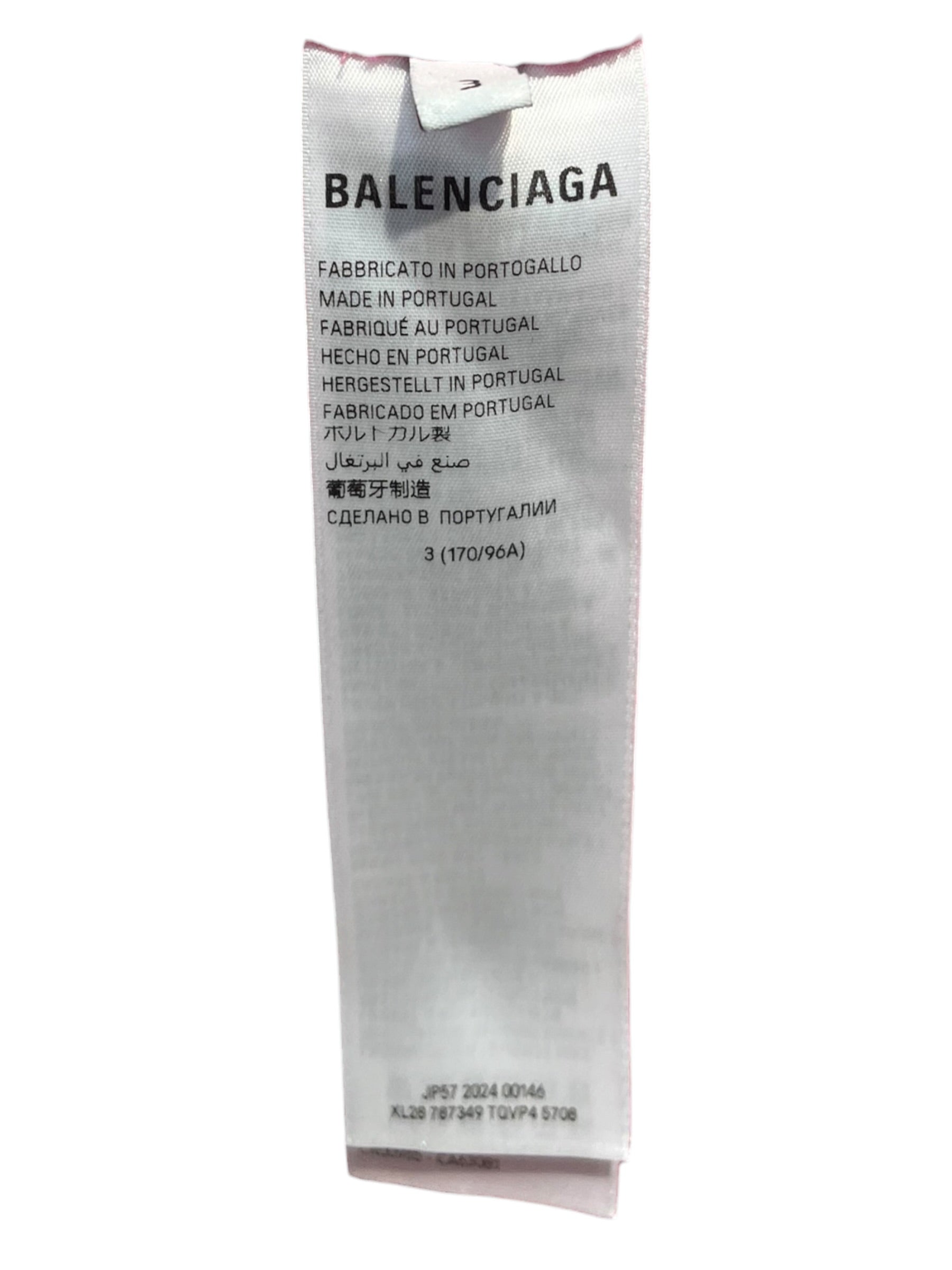 BALENCIAGA/T-Shirt/3/Cotton/PNK/Graphic/NO LOGO view 4
