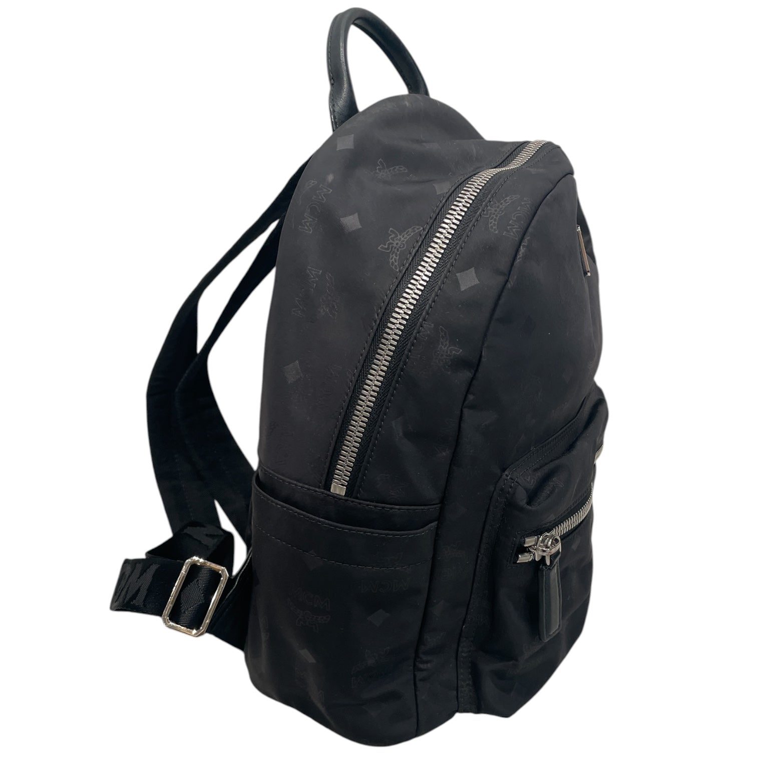 MCM/Backpack/Monogram/Nylon/BLK/MINI 47741 view 2