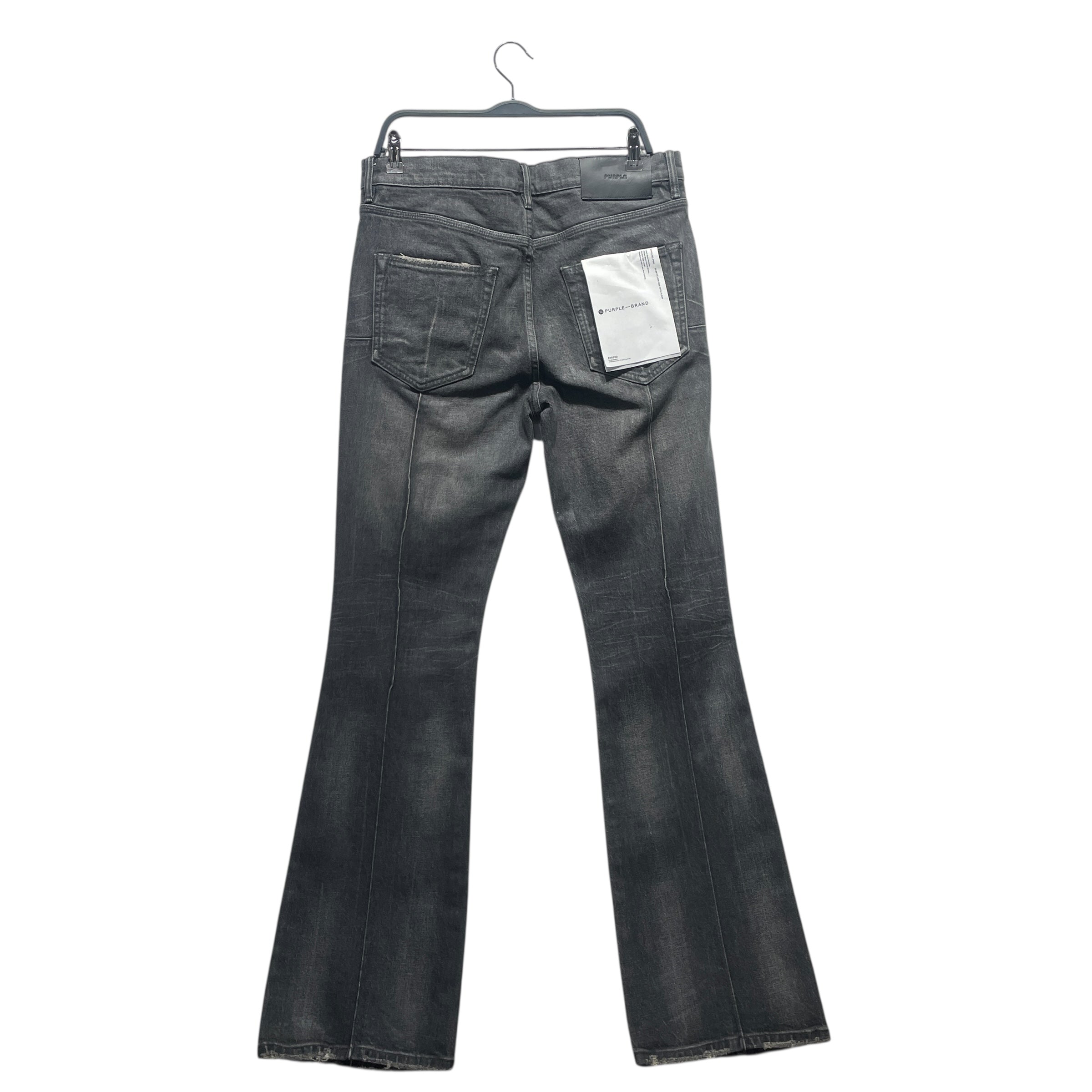 PURPLE BRAND/Bootcut Pants/34/Denim/BLK/ view 2