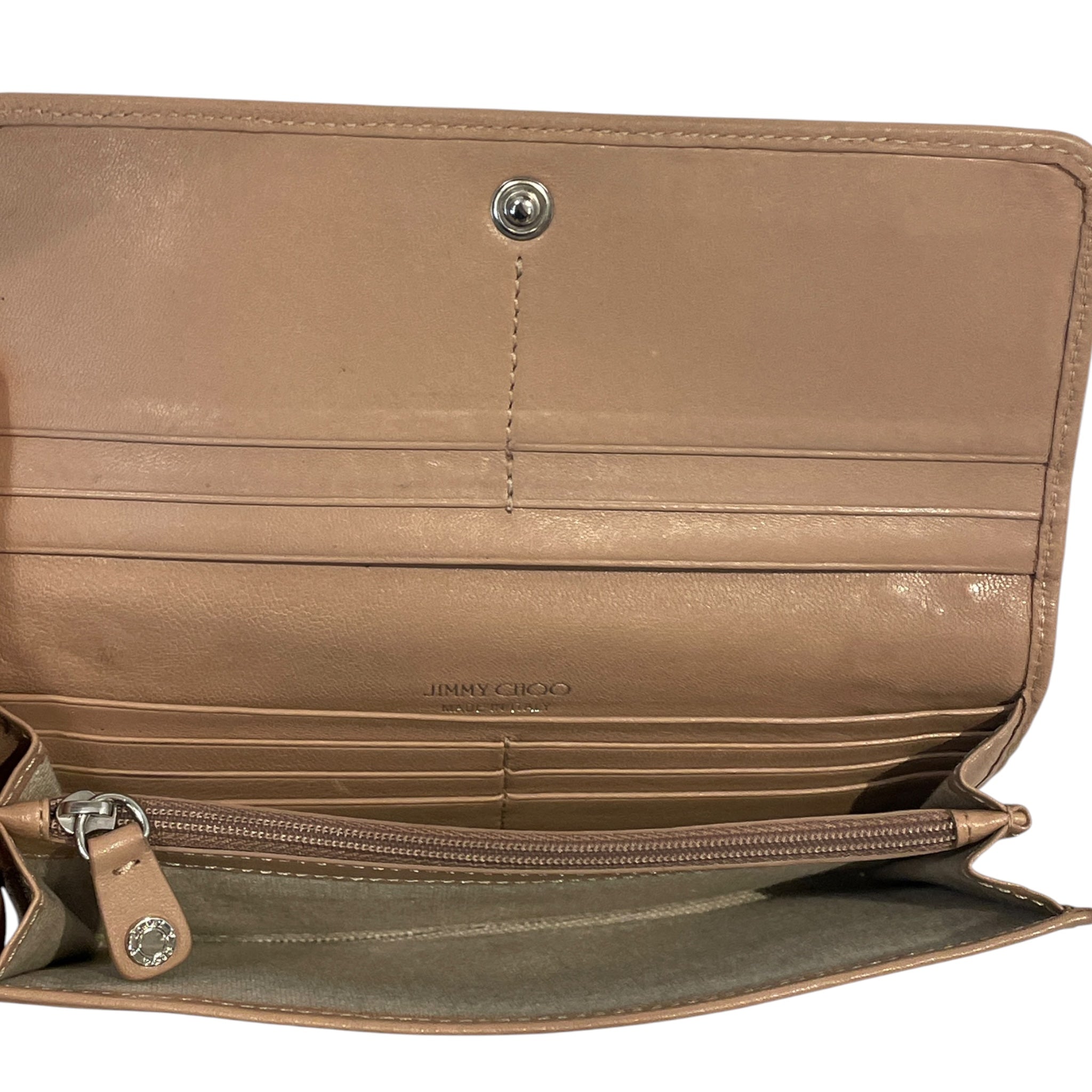 JIMMY CHOO/Long Wallet/BEG/L's/BIFOLD STAR STUDDED WALLET view 3