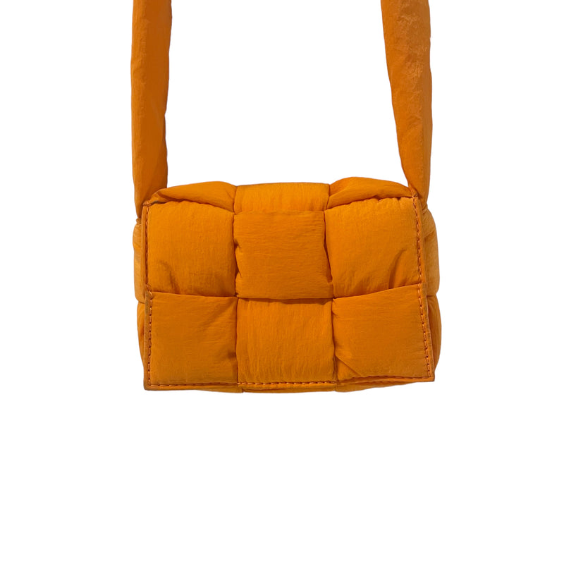 BOTTEGA VENETA/Bag/Nylon/ORN/small cross body weave bag