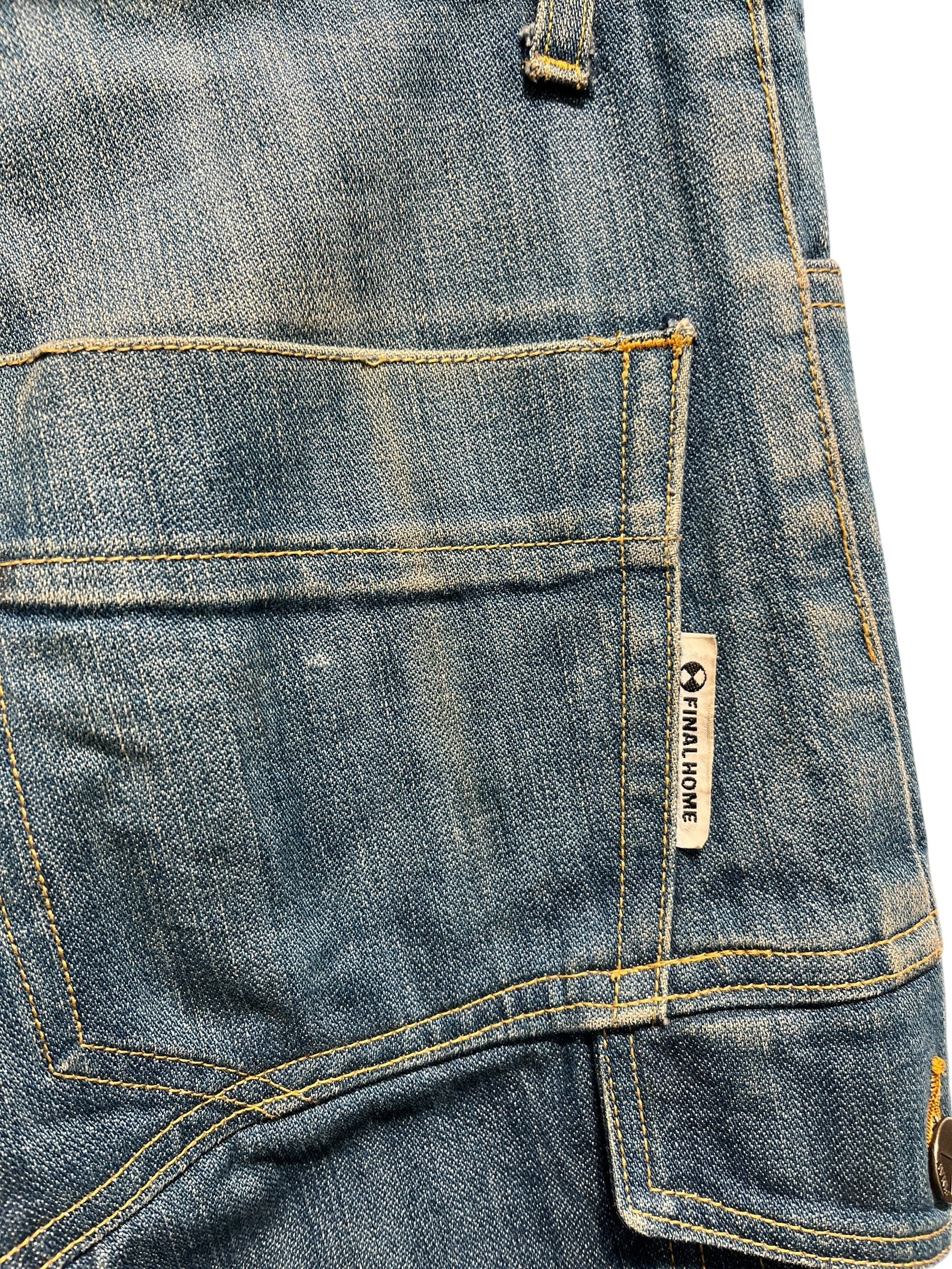 FINAL HOME/Pants/S/Cotton/BLU/TRUCKER DENIM CARGO view 4