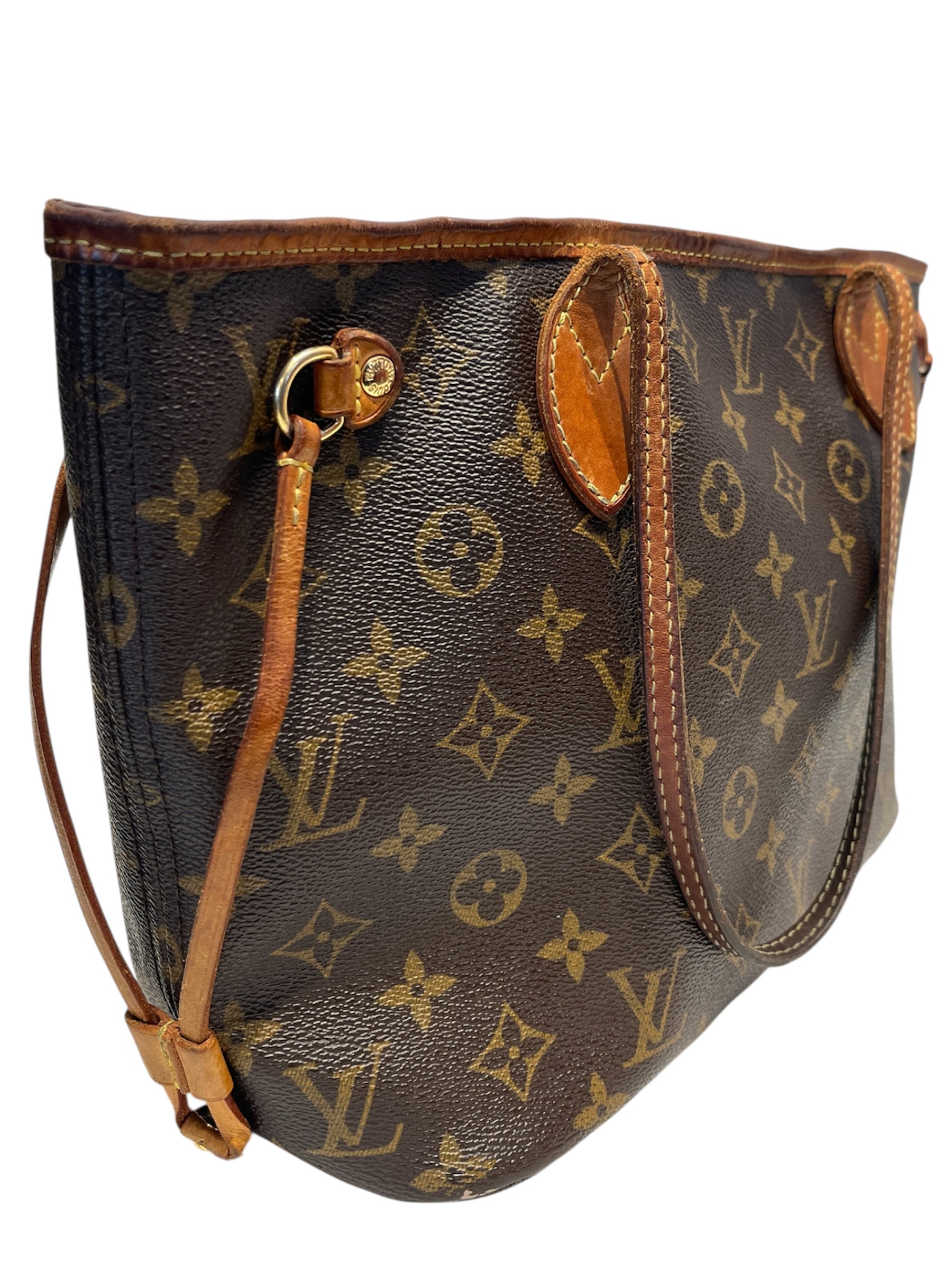 LOUIS VUITTON/Tote Bag/Monogram/Leather/BRW/NEVERFULL PM view 6