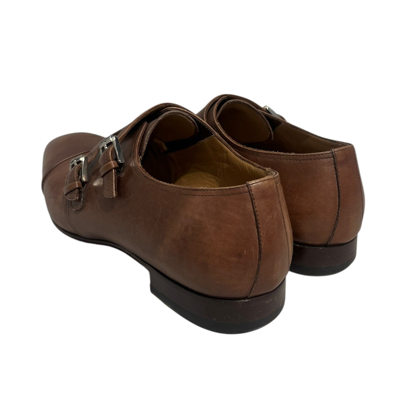 Christian Louboutin/Dress Shoes/EU 44/Leather/BRW/LOUB MONK STRAP LOAFER view 2