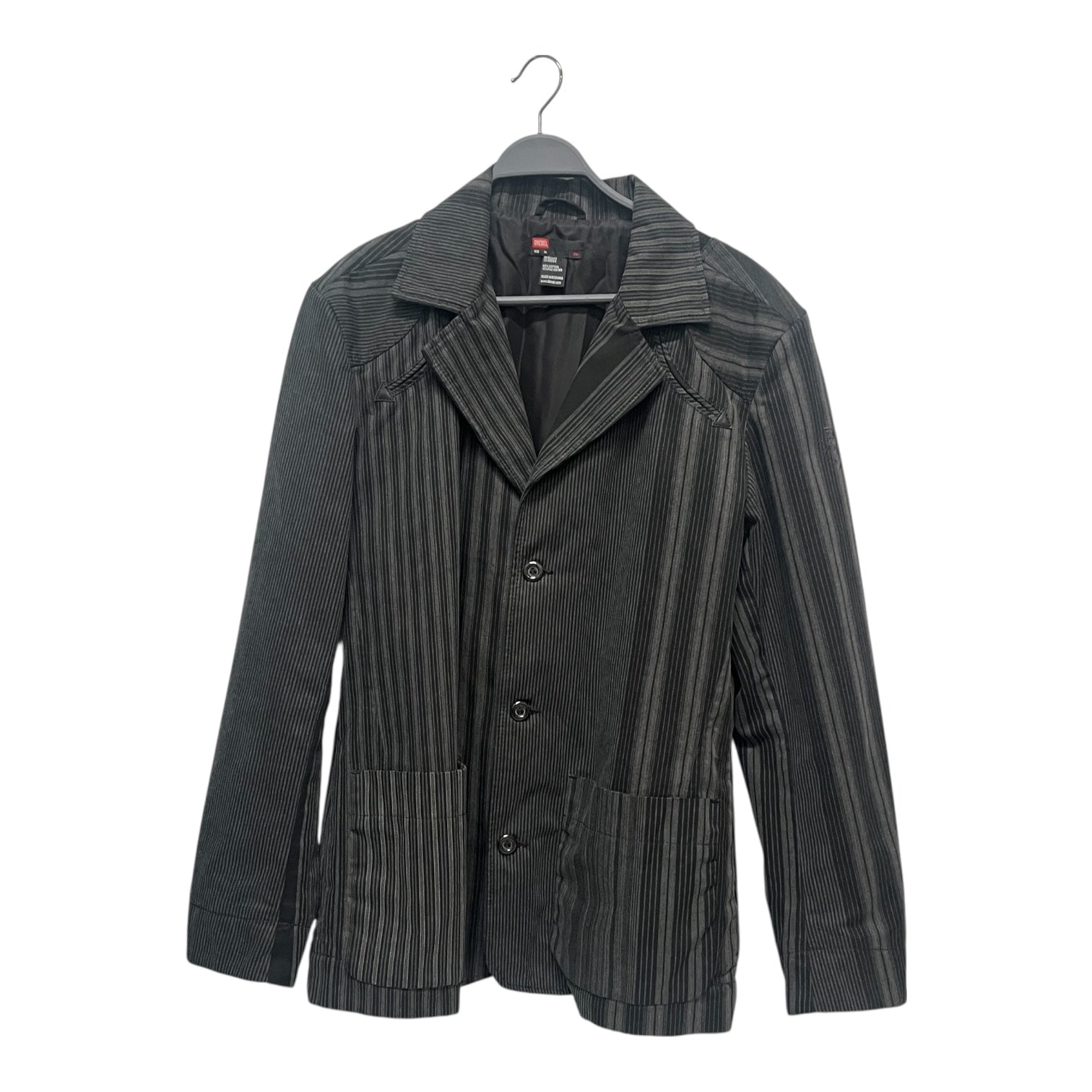 DIESEL/Tailored Jkt/XL/Cotton/MLT/Stripe/RN 93243 + Design on arm view 1