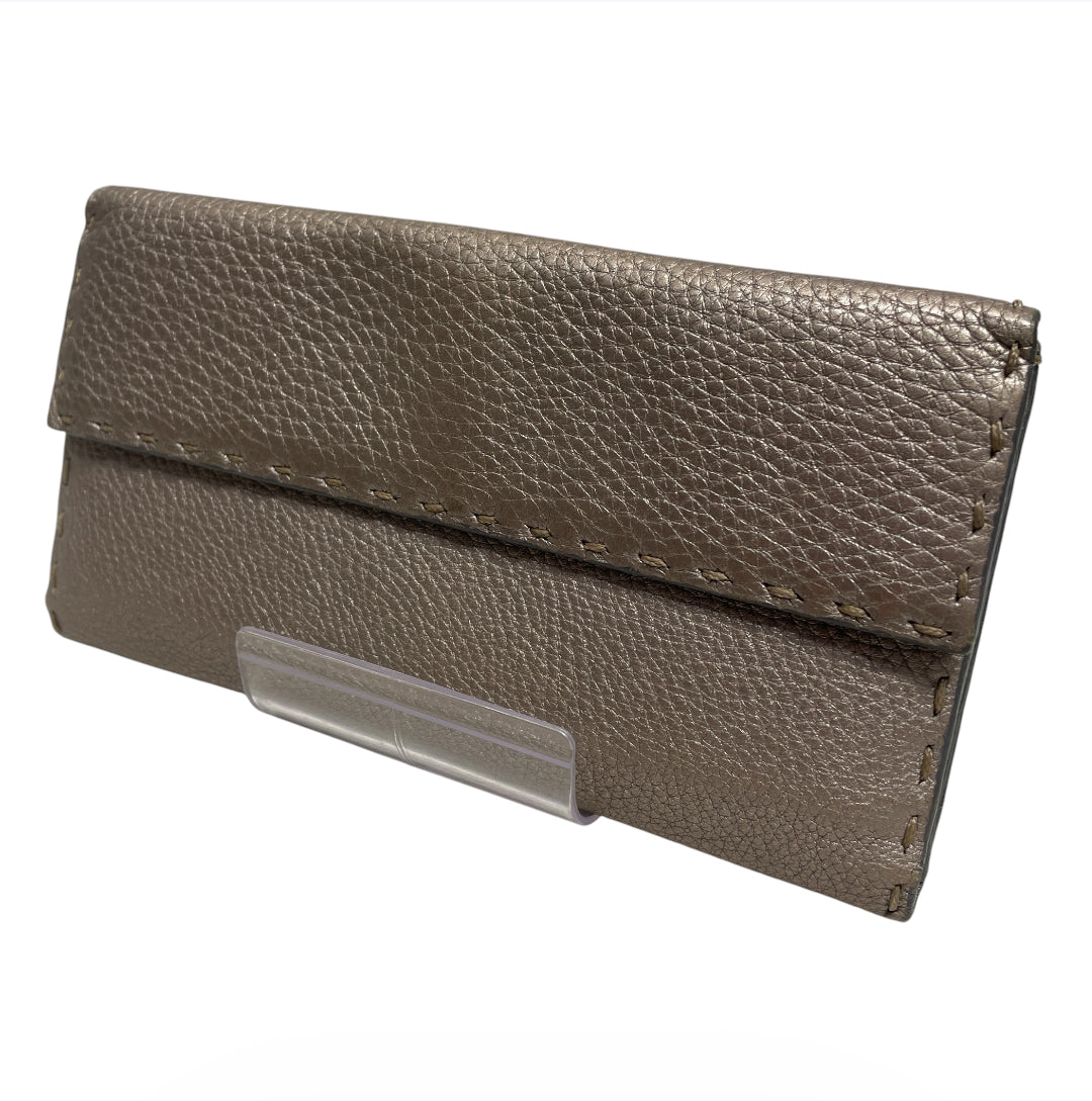 FENDI/Long Wallet/Leather/SLV/L's/SELLERIA LONG METALLIC view 2