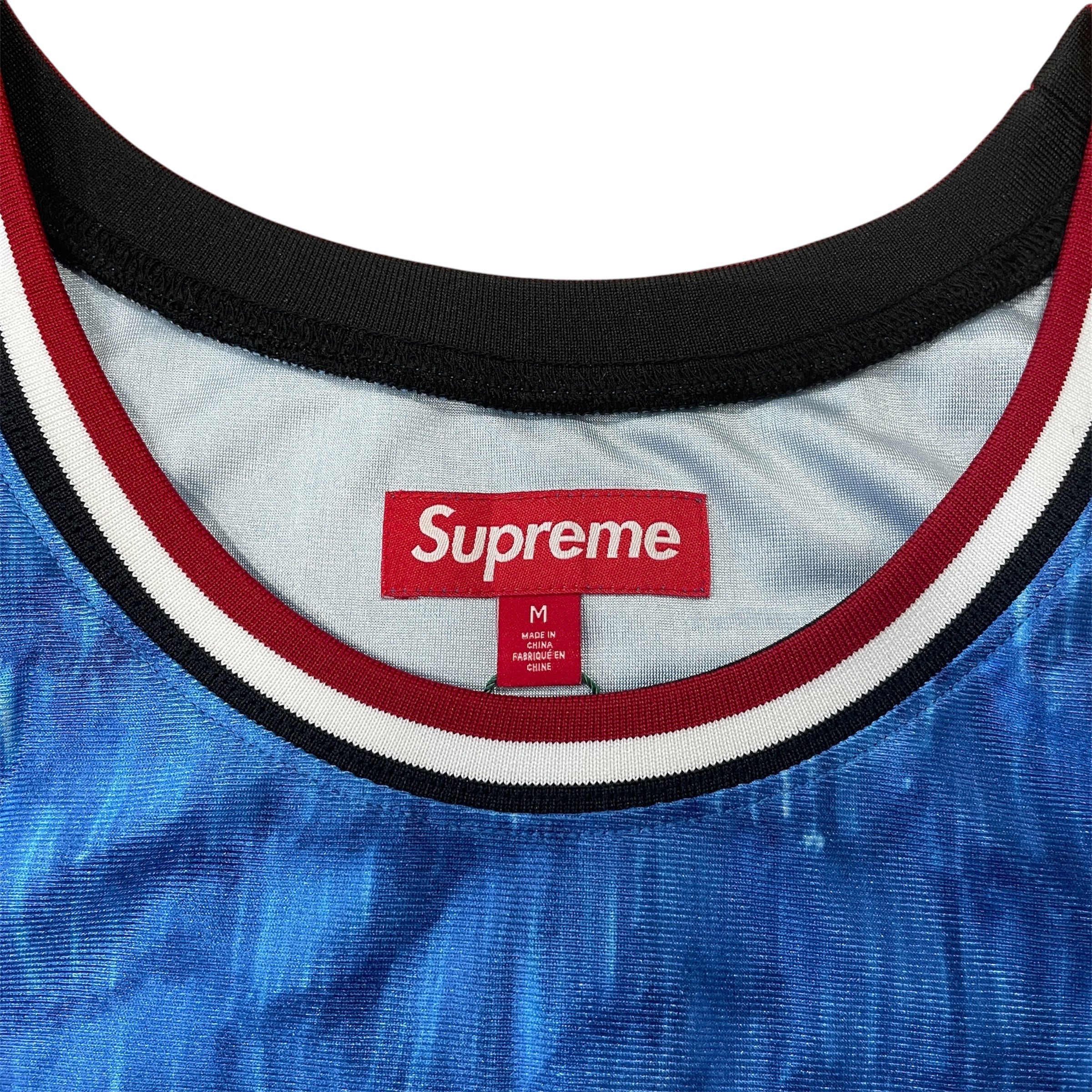 Supreme/Tank Top/M/Polyester/BLU/Graphic/SS25 Marker Basketball Jersey view 3