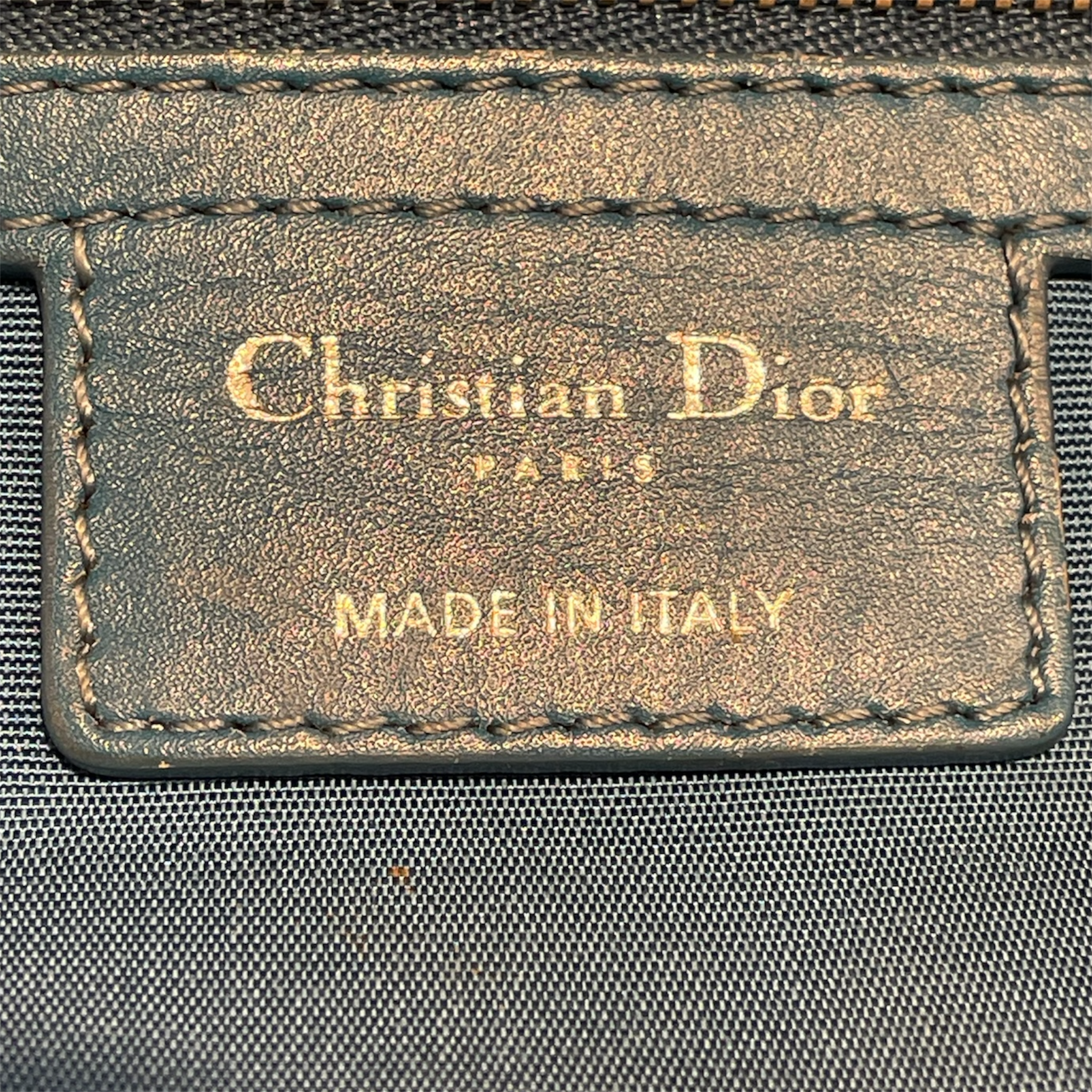 Christian Dior/Tote Bag/BLU/PANAREA COATED CANVAS QUILTING view 3