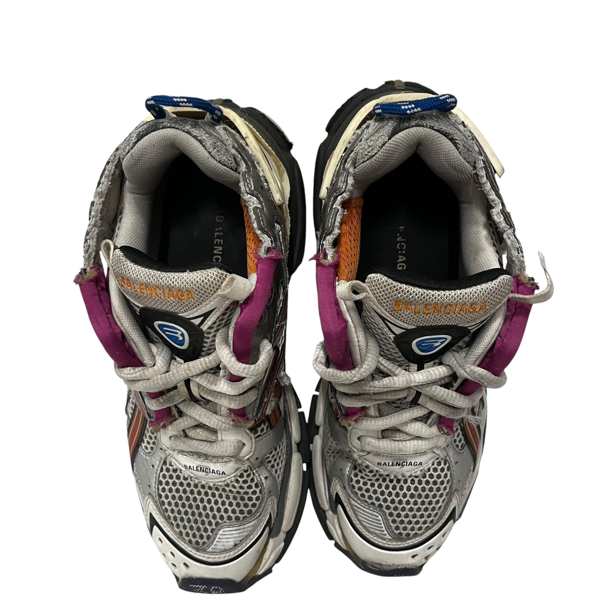 BALENCIAGA/Low-Sneakers/US 8/SLV/runner multicolor view 4