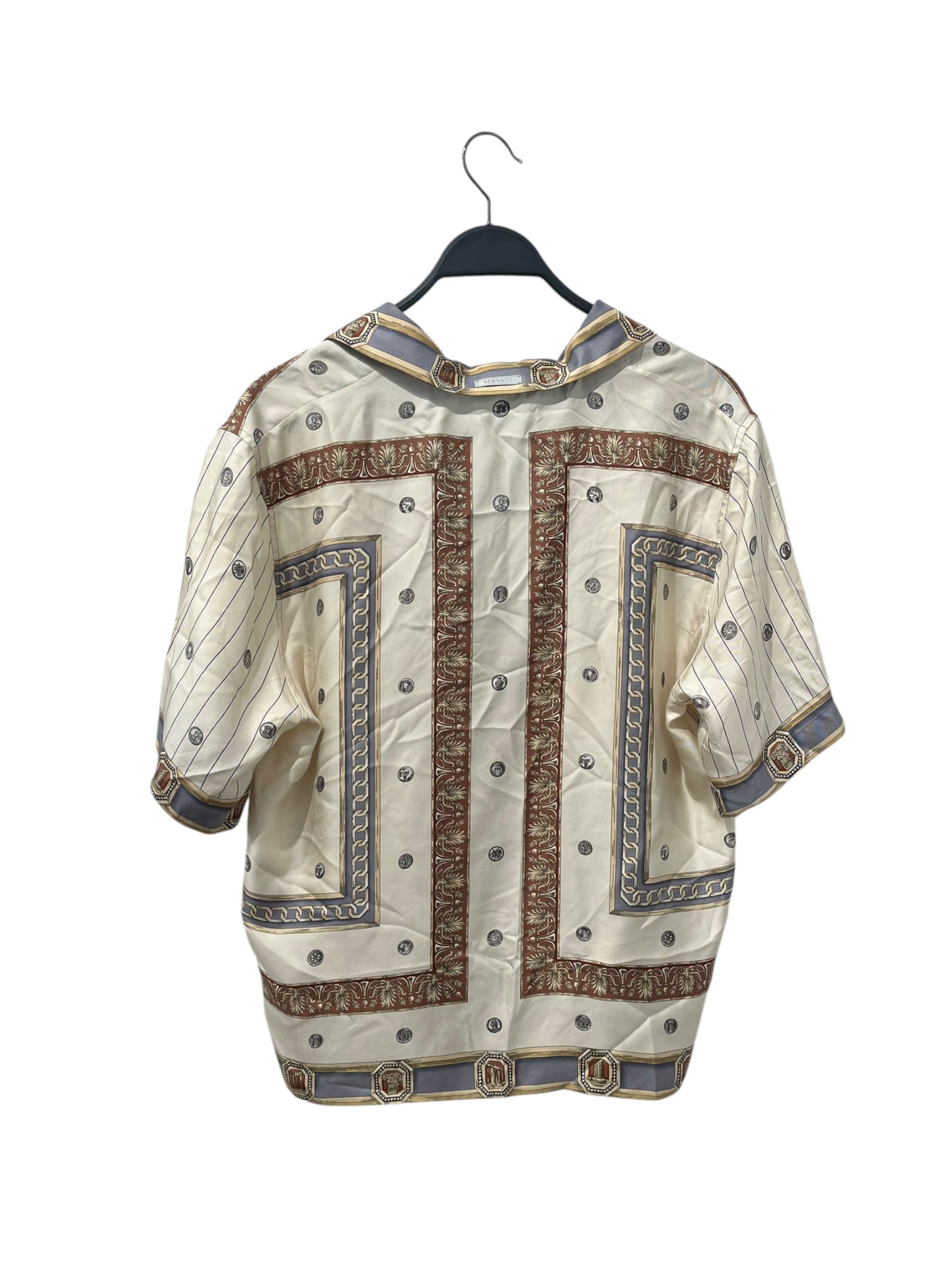VERSACE/SS Shirt/48/Silk/CRM/All Over Print/"THE RINGMASTER" view 2