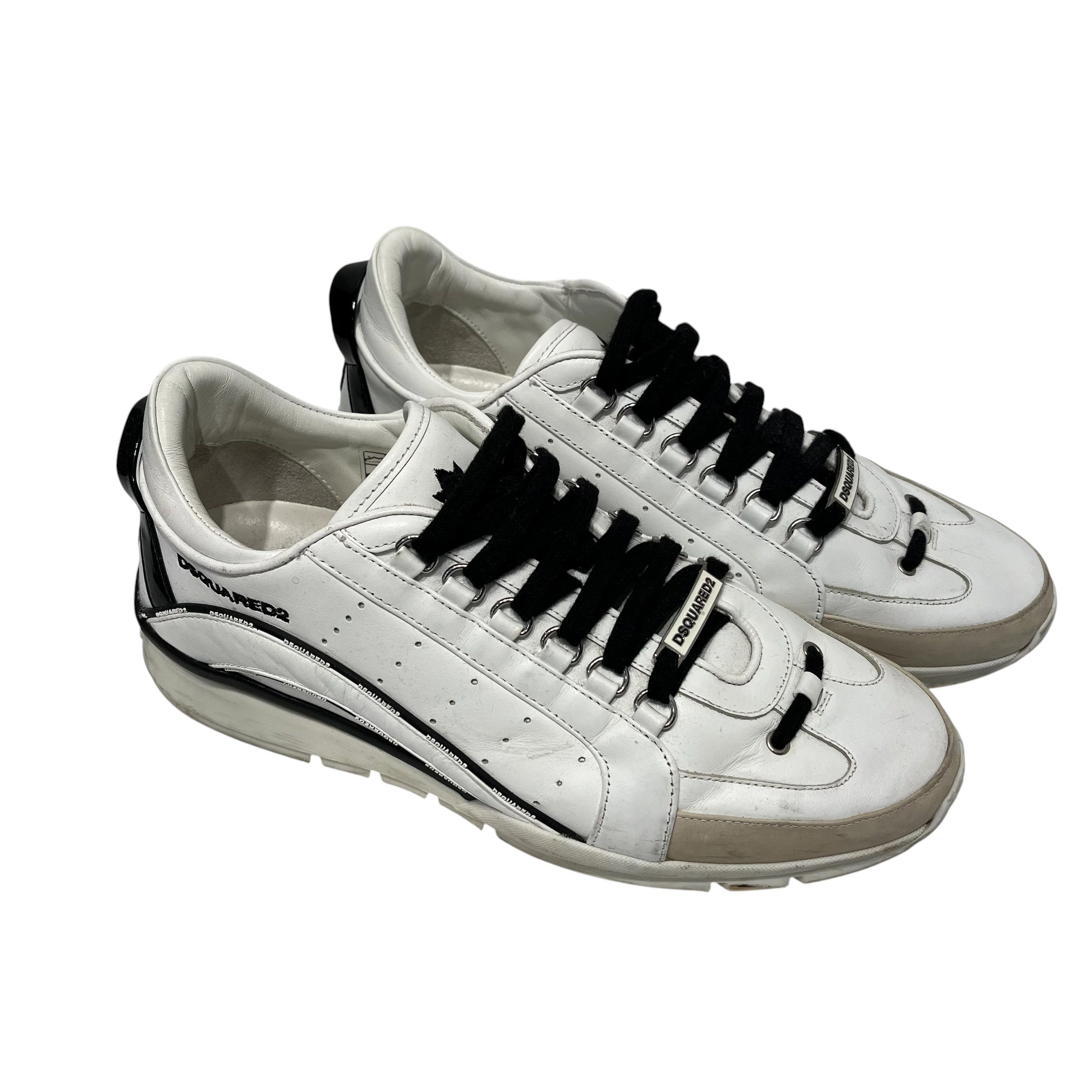 DSQUARED2/Low-Sneakers/EU 43/Leather/WHT/ view 1