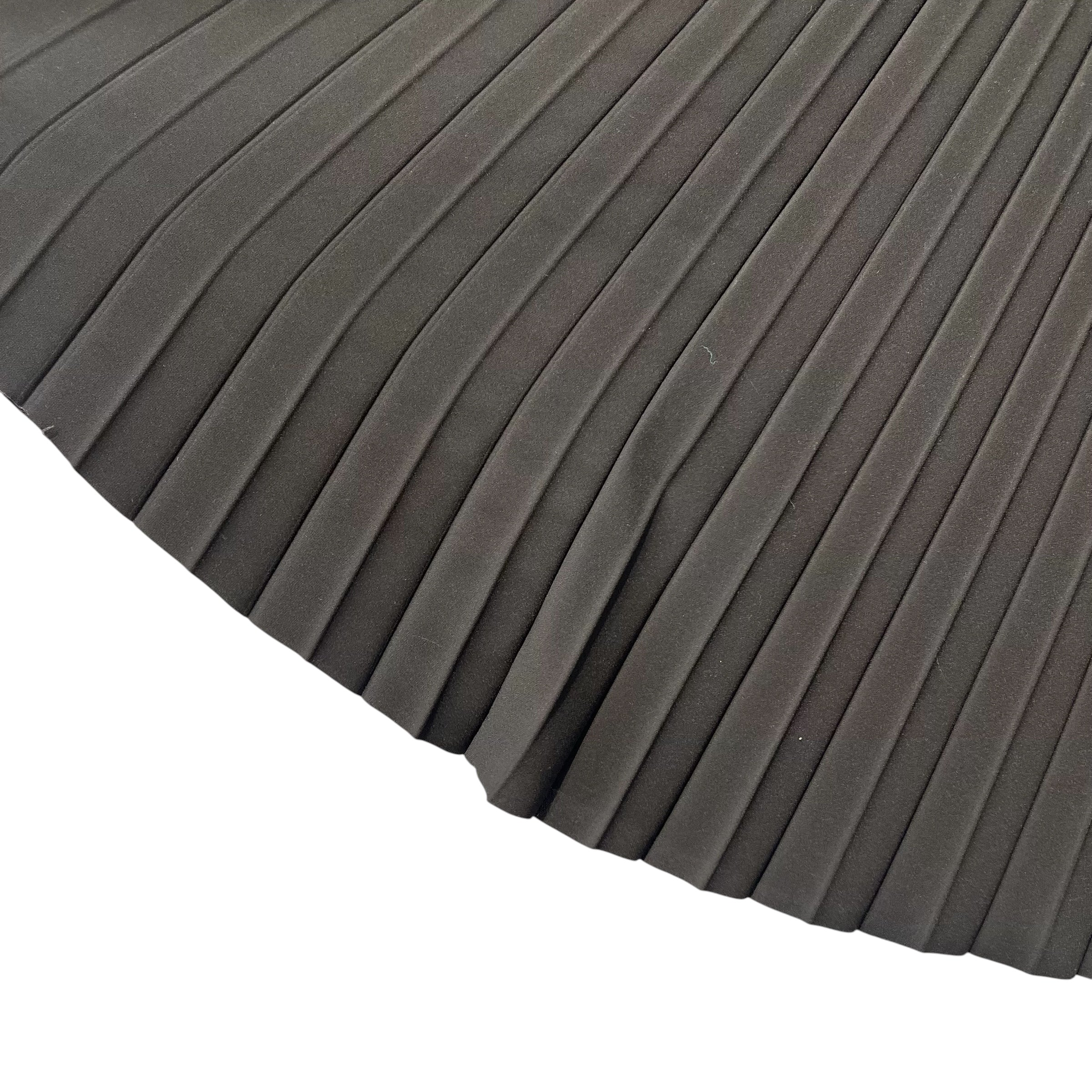 BALENCIAGA/Long Skirt/36/Polyester/BLK/PLEATED, FOLD OVER WAIST view 3