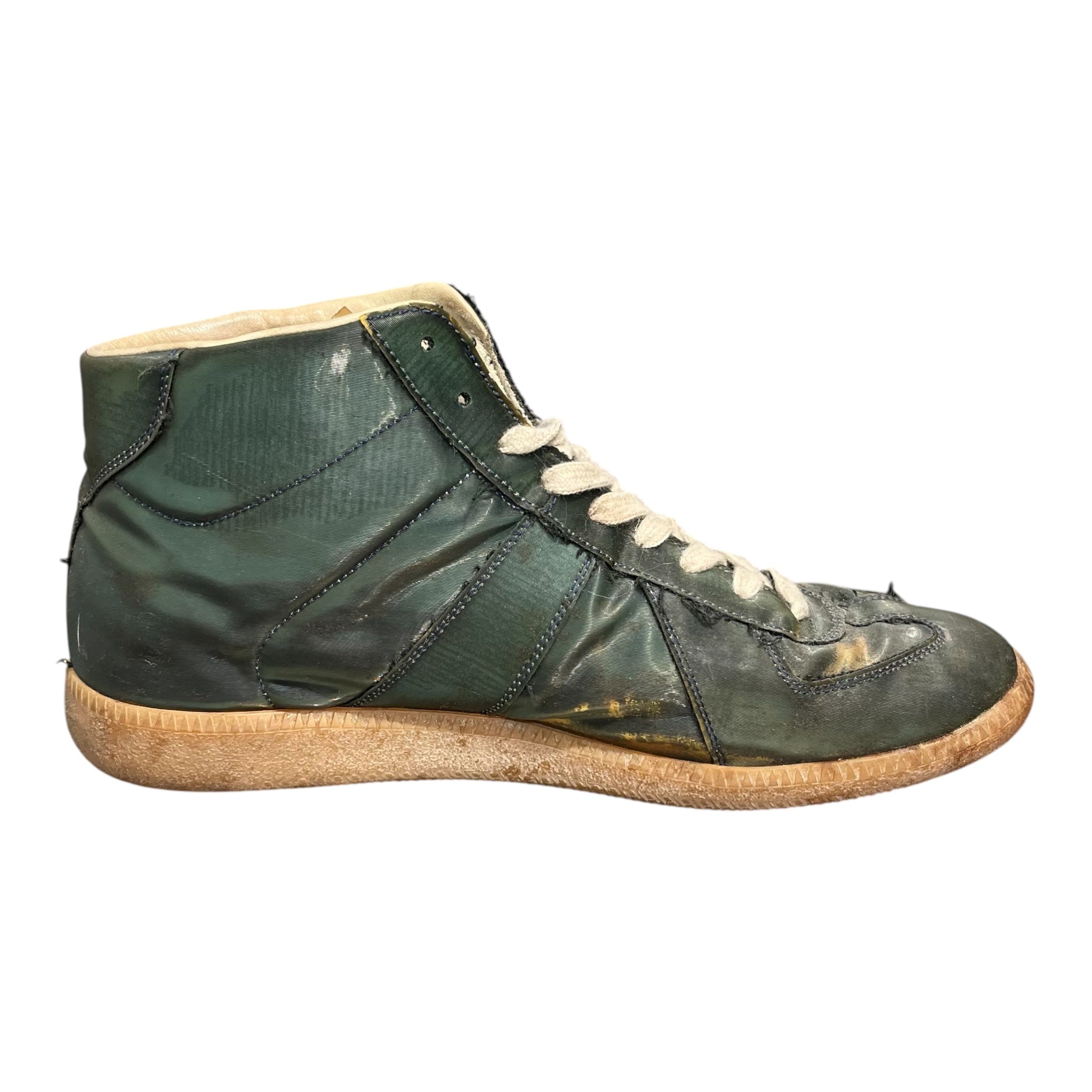 Maison Margiela/Hi-Sneakers/EU 42/GRN/REPLICA 22 SHINY RUBBER SOLE view 5
