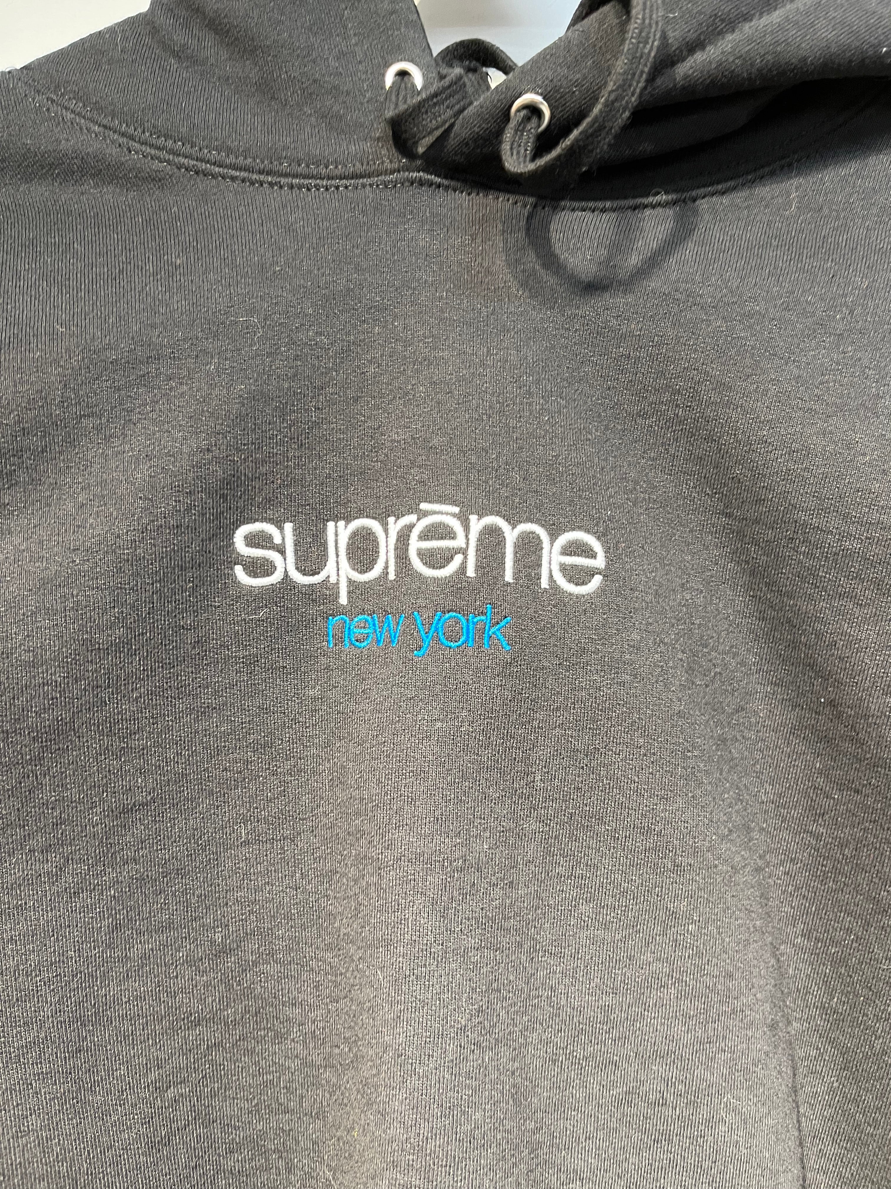 Supreme/Hoodie/M/Cotton/BLK/Supreme New York (2016) view 9