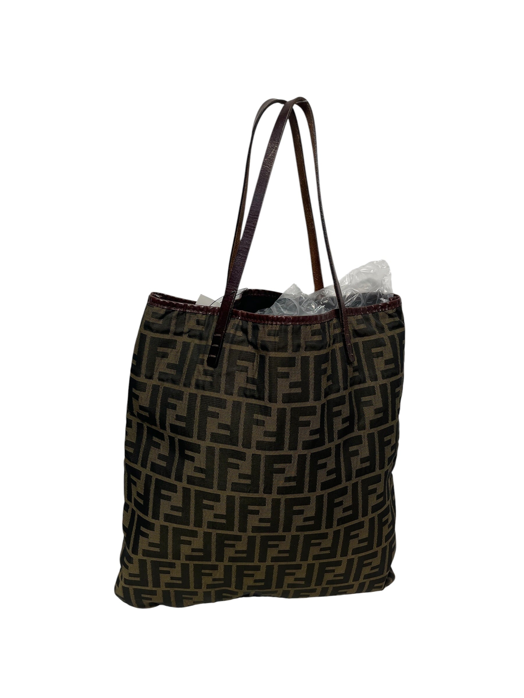 FENDI/Hand Bag/M/All Over Print/BRW/brown trimming view 3