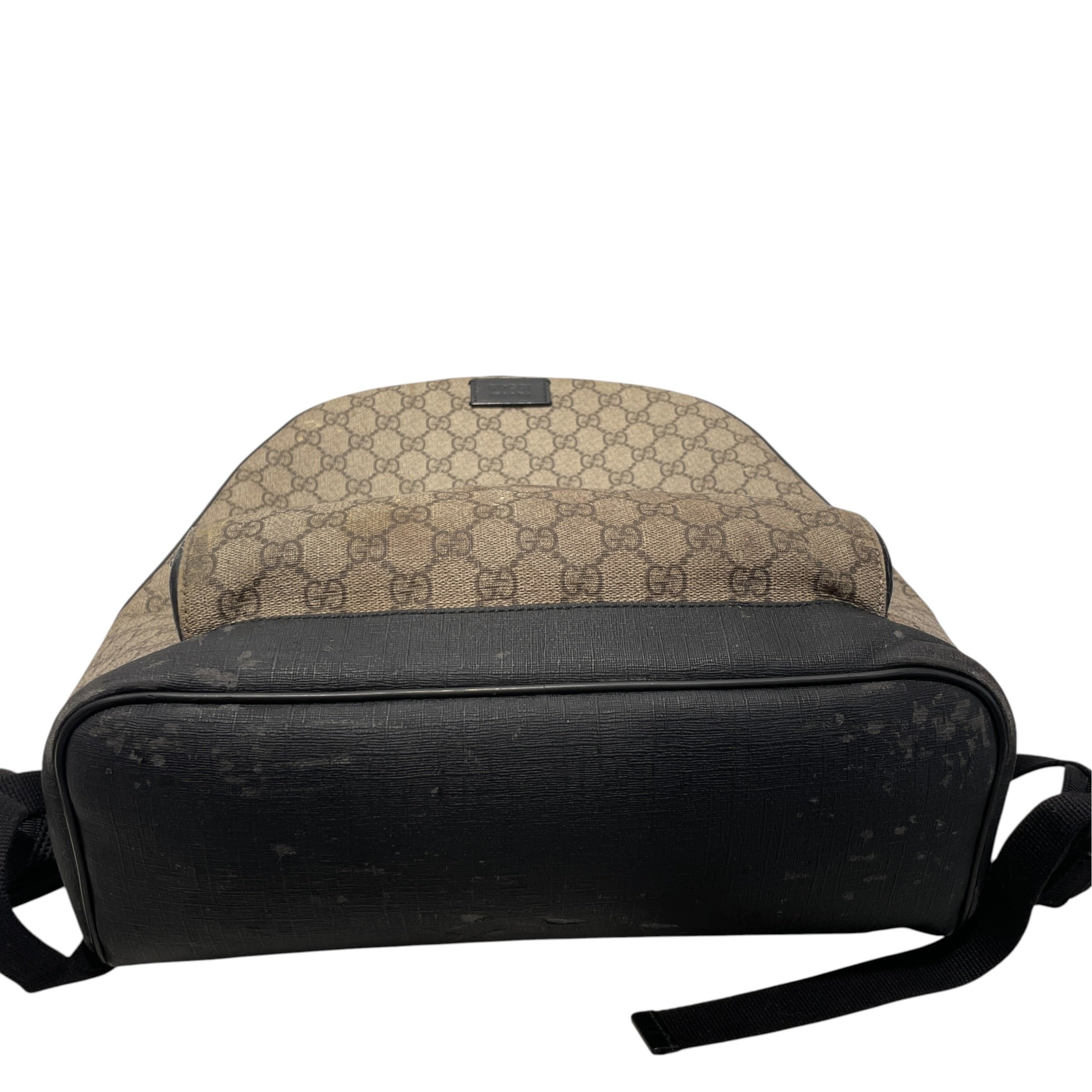 GUCCI/Backpack/Monogram/Leather/BEG/gg supreme view 3