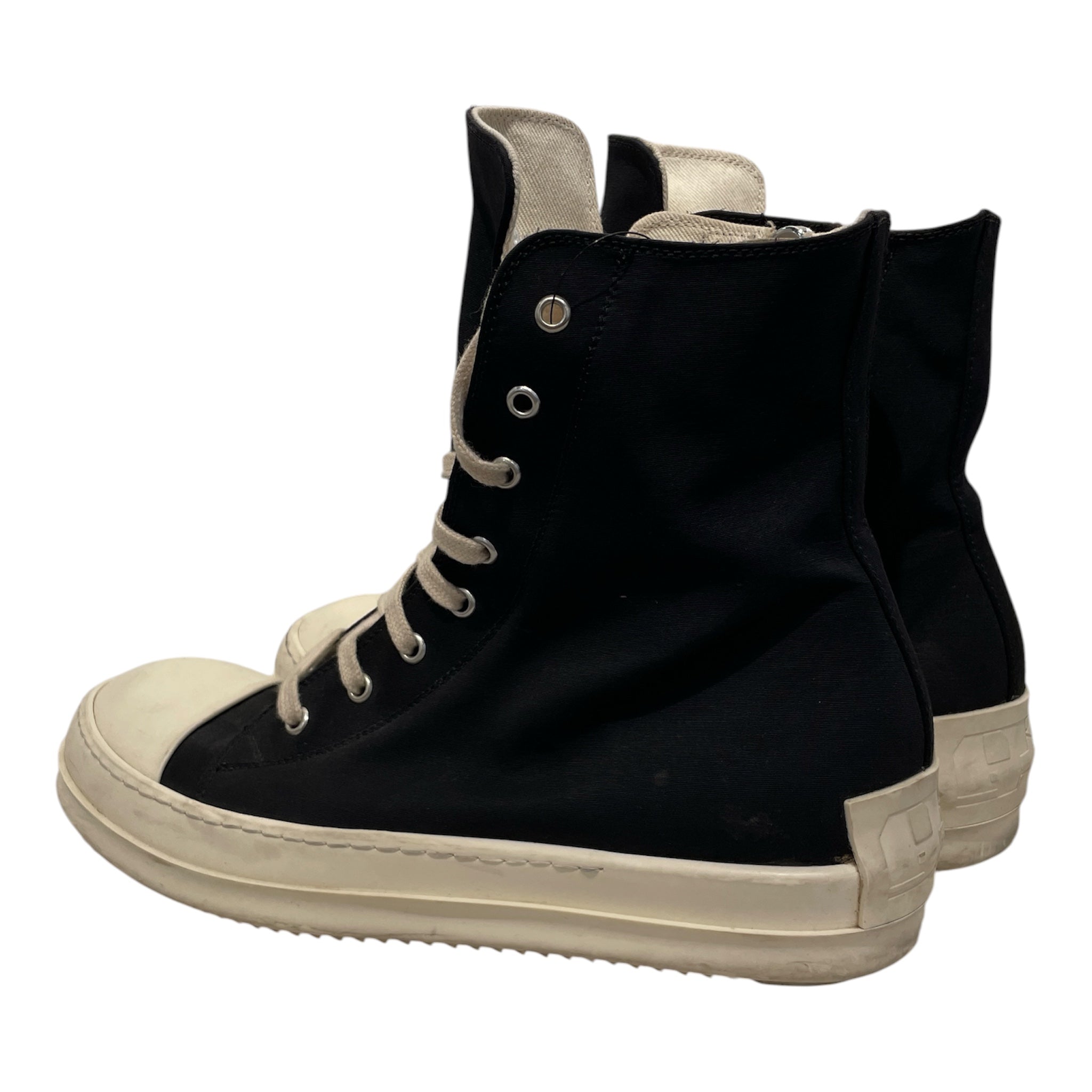 RICK OWENS DRKSHDW/Hi-Sneakers/EU 43/Cotton/BLK/HI-TOP CANVAS RAMONES view 2