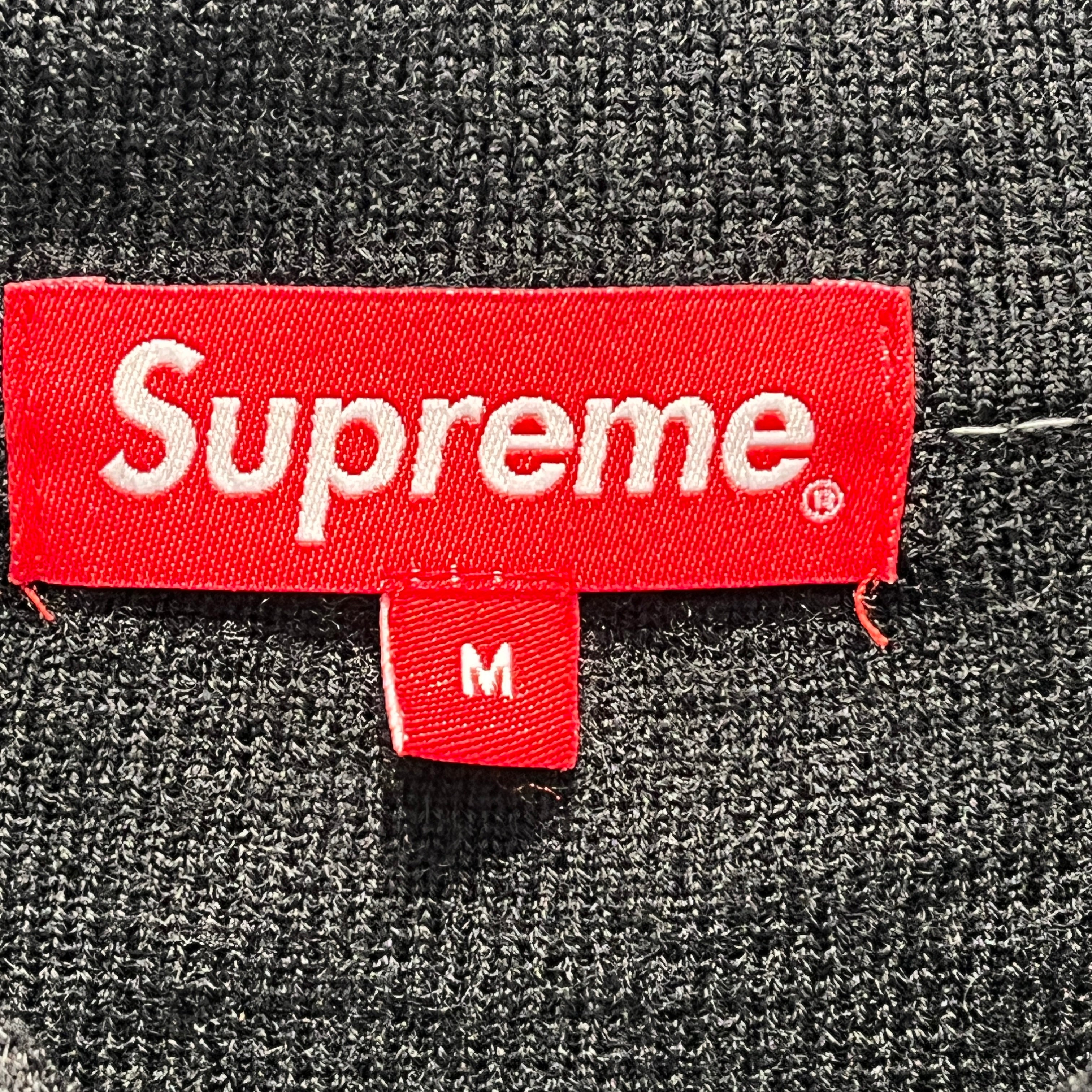Supreme/LS Shirt/M/Cotton/BLK/contrast stitching view 3