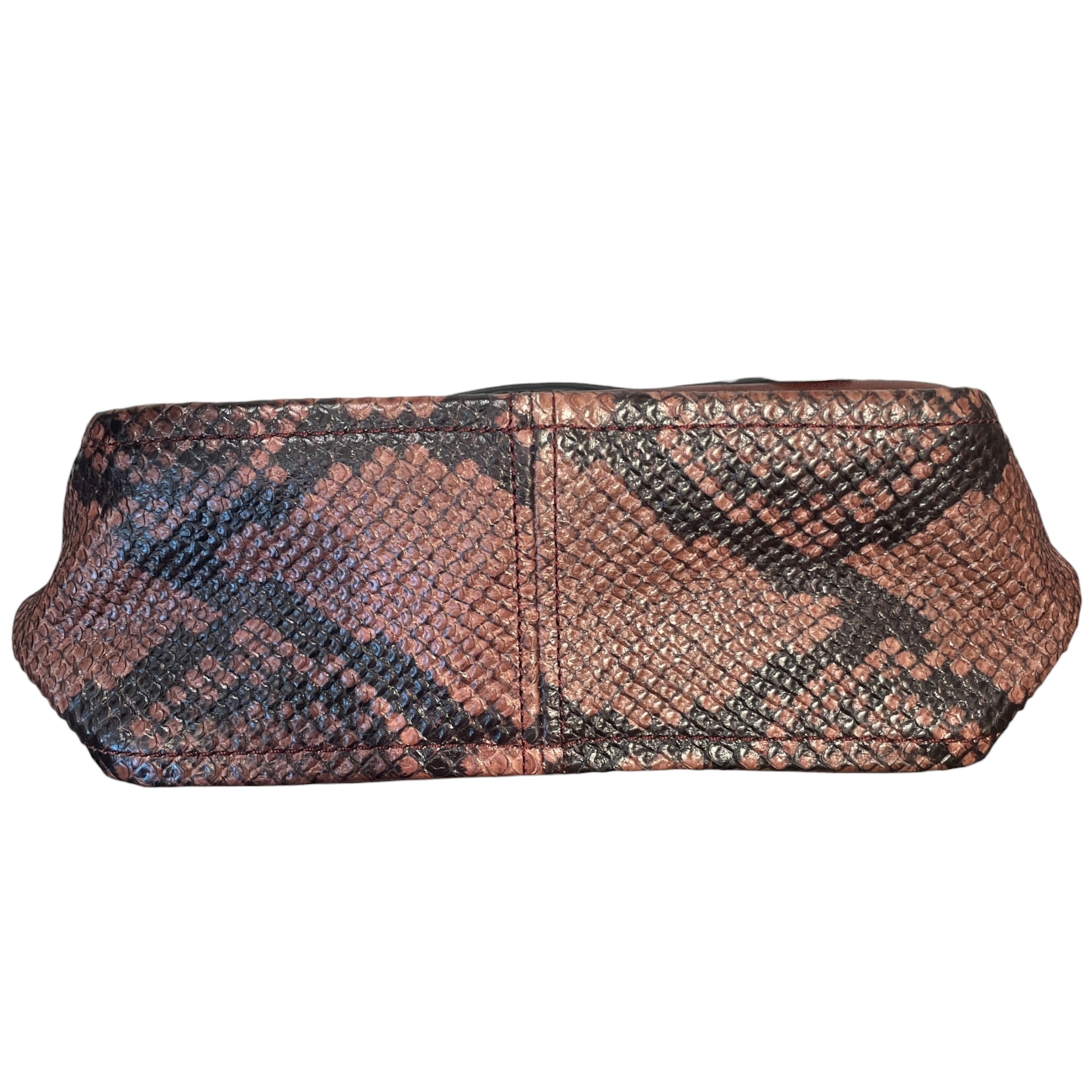 COACH/Bag/Leather/RED/bleecker brooklyn snakskin view 5