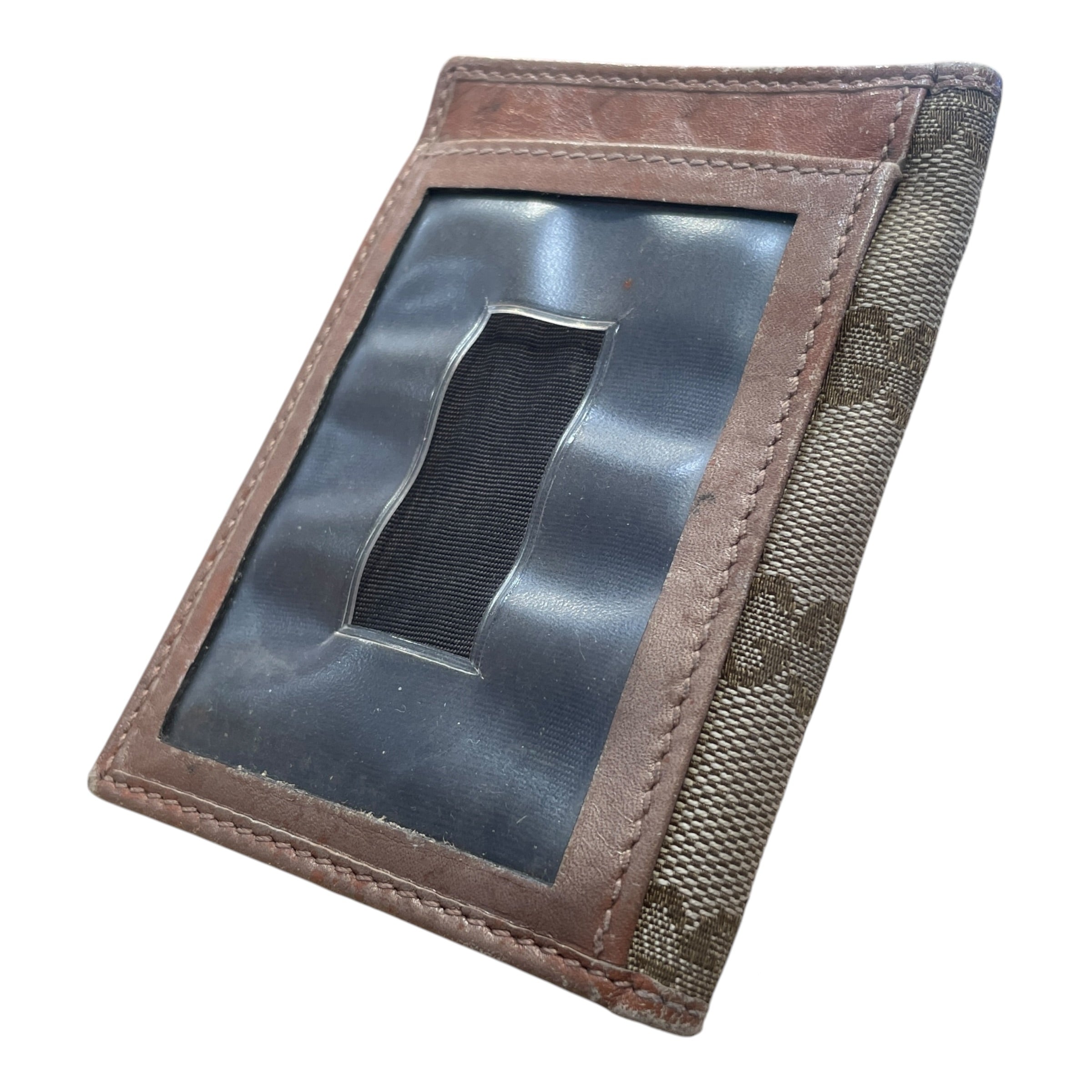 GUCCI/Bifold Wallet/Monogram/Leather/BRW/L's/Lovely Heart GG Card Holder view 2