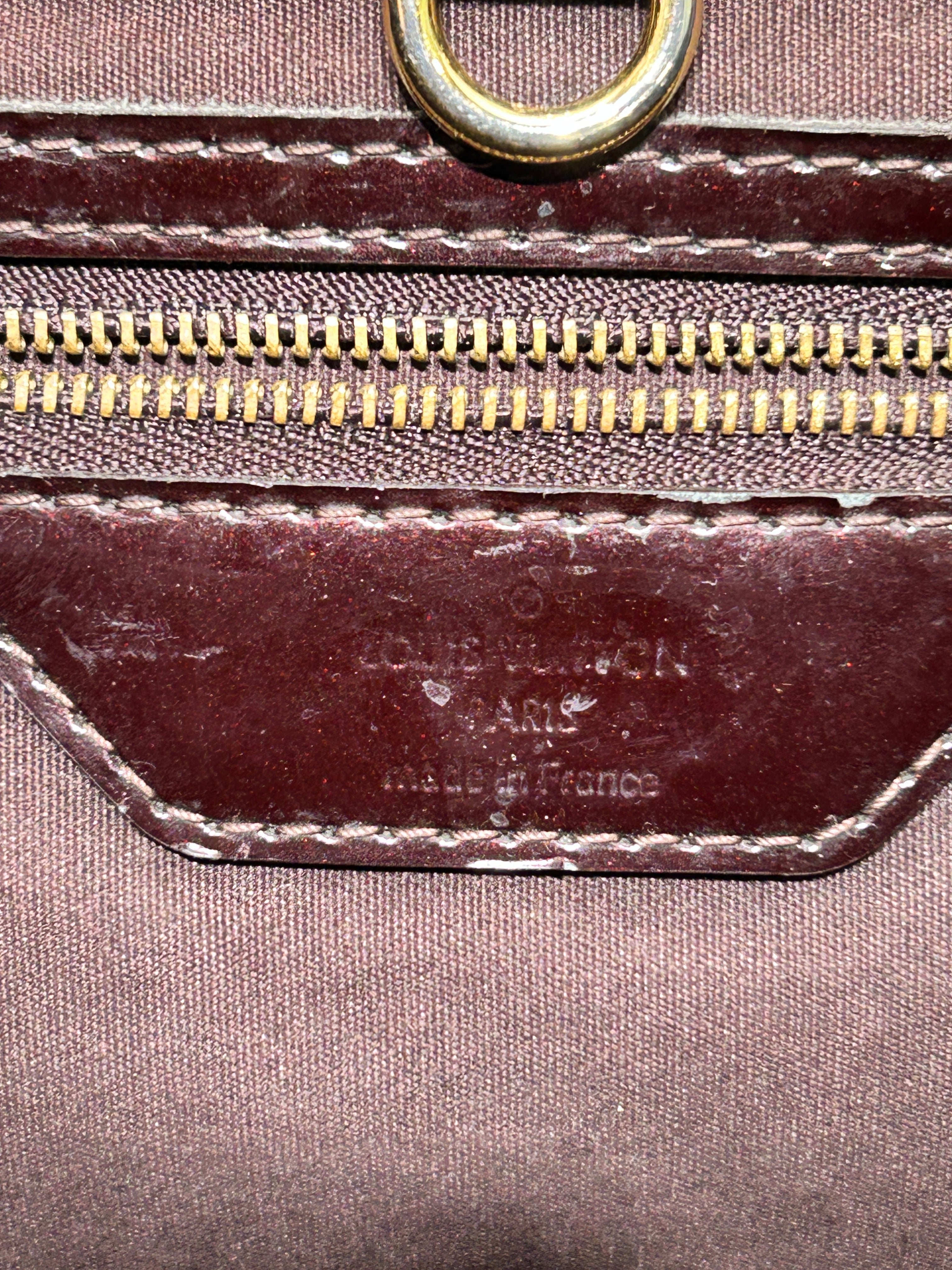 LOUIS VUITTON/Tote Bag/Monogram/BRD/VERNIS WILSHIRE GM view 6