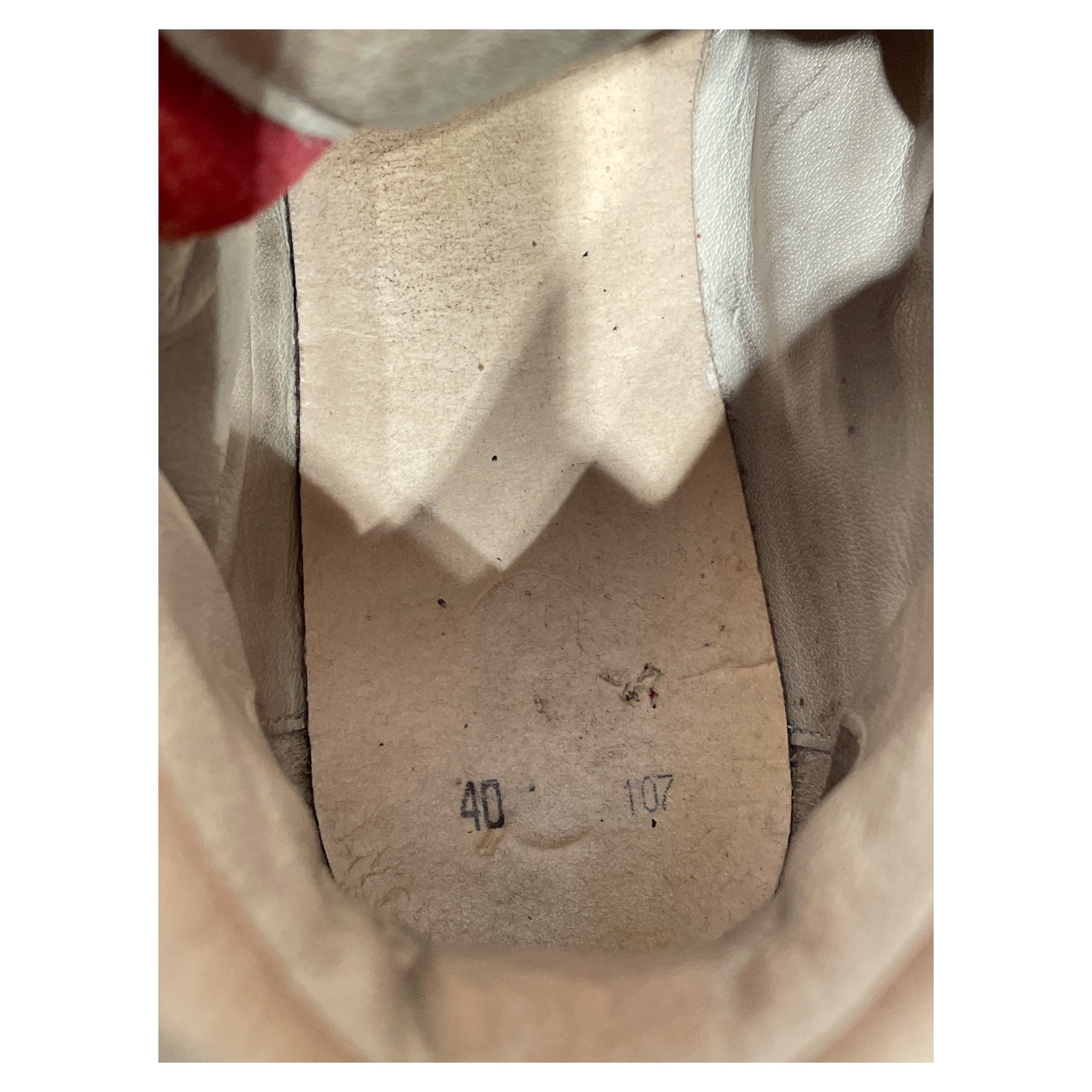 Maison Margiela/Hi-Sneakers/EU 40/RED/CADILLAC RED HIGH view 3