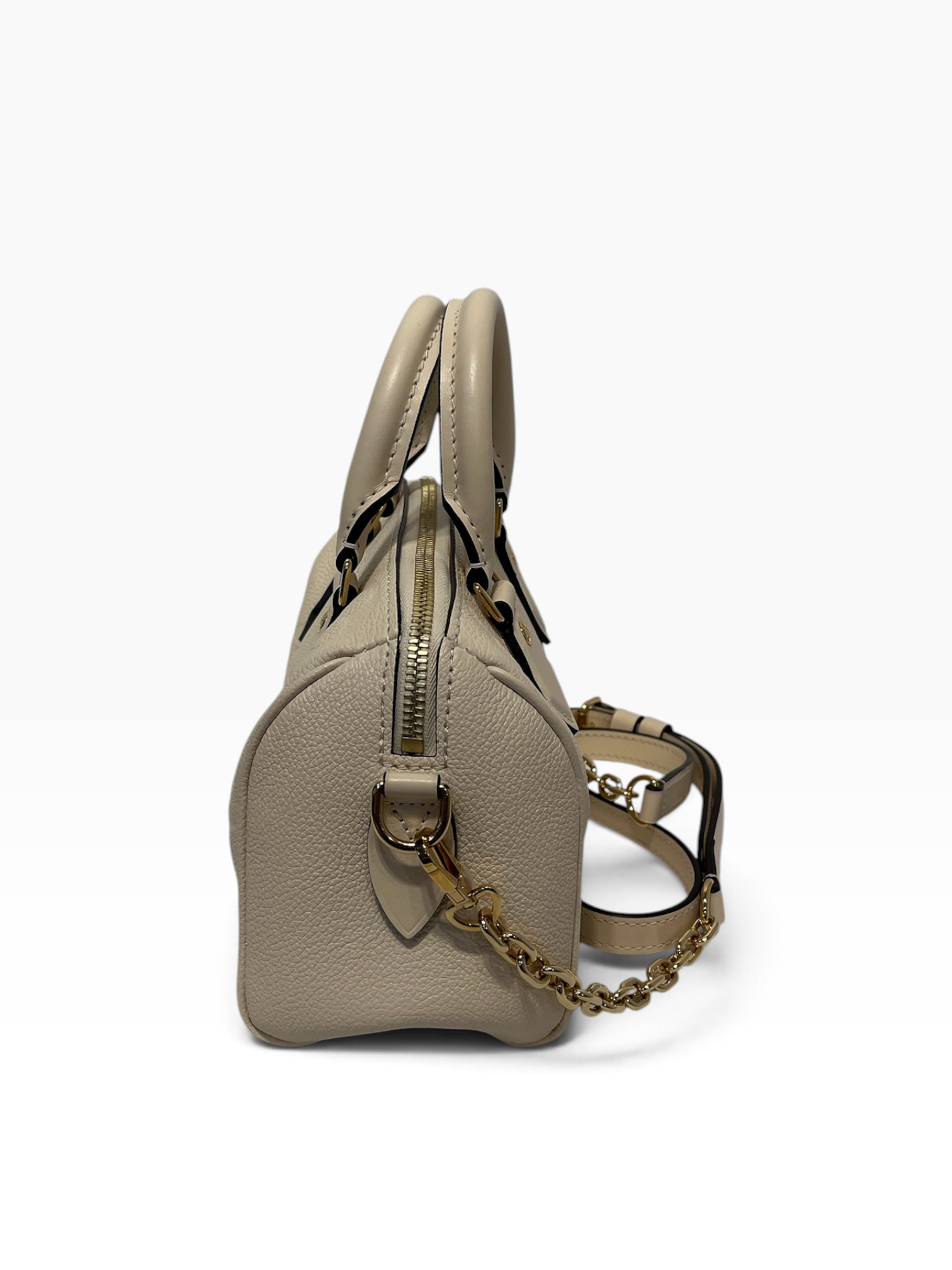 LOUIS VUITTON/Cross Body Bag/Leather/WHT/Monogram Empreinte top handle view 3