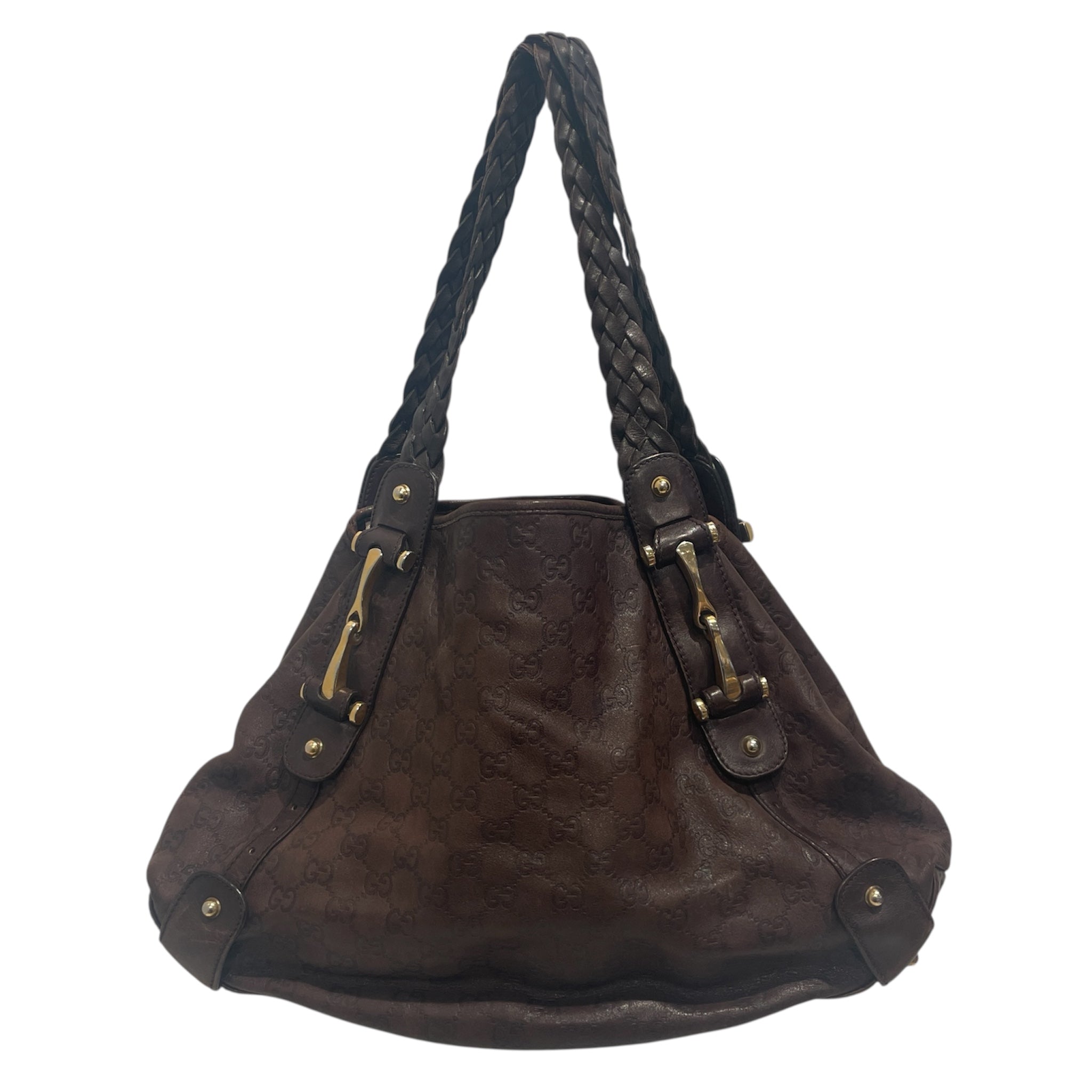 GUCCI/Bag/Leather/BRW/Guccissima Leather Bag view 1