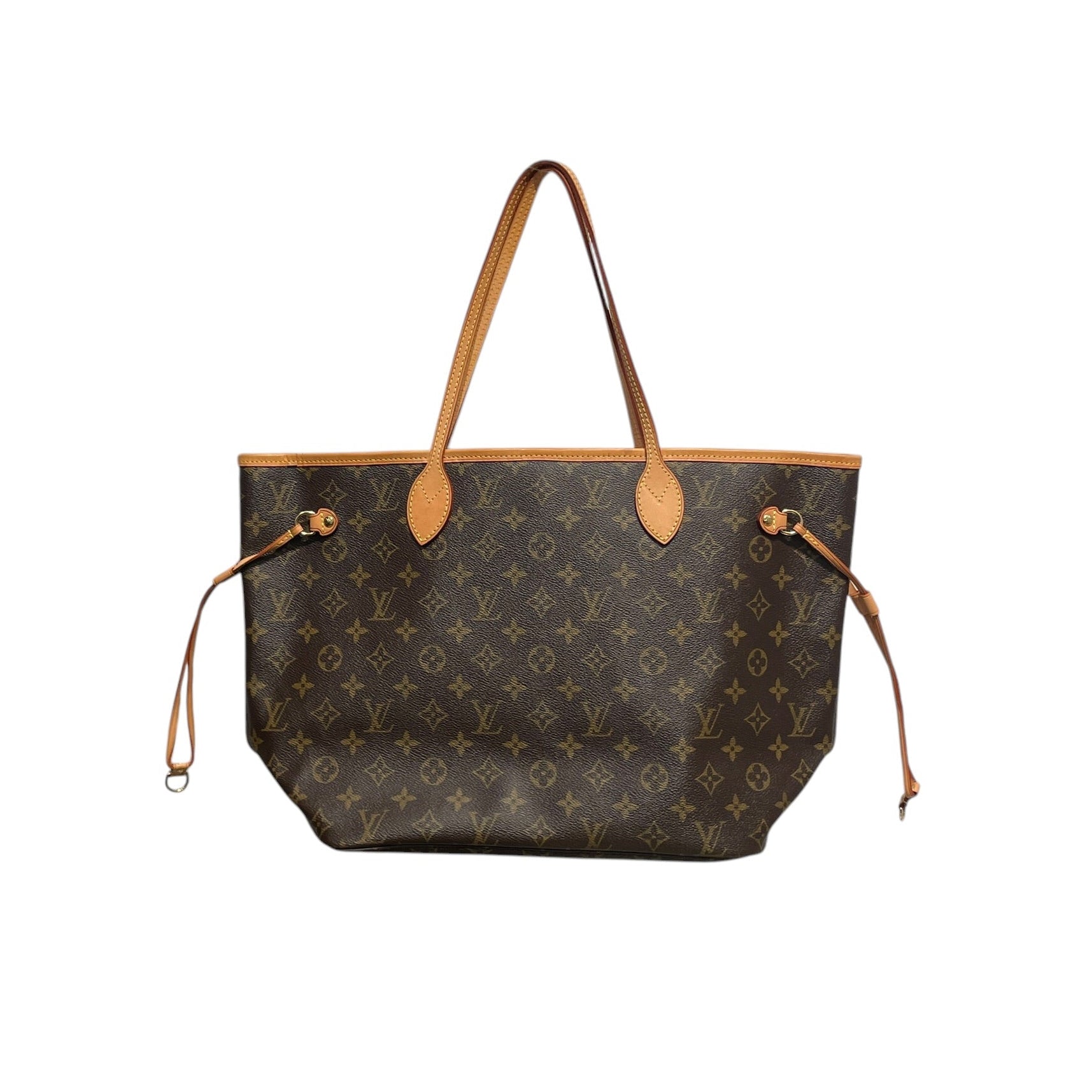 LOUIS VUITTON/Tote Bag/Monogram/Leather/BRW/NEVERFULL view 2