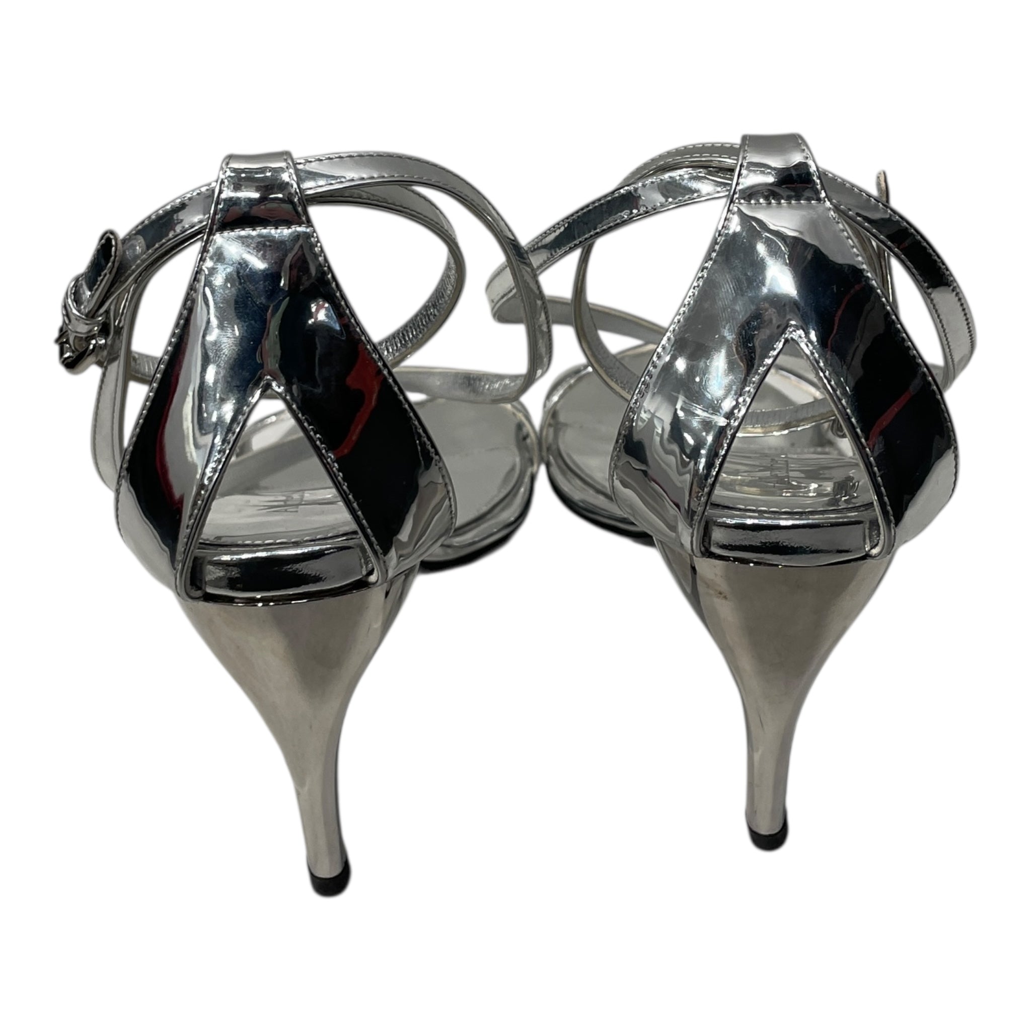 Alexander McQueen/Heels/EU 41/Acrylic/SLV/STRAPPY HIGH HEEL SANDALS view 3