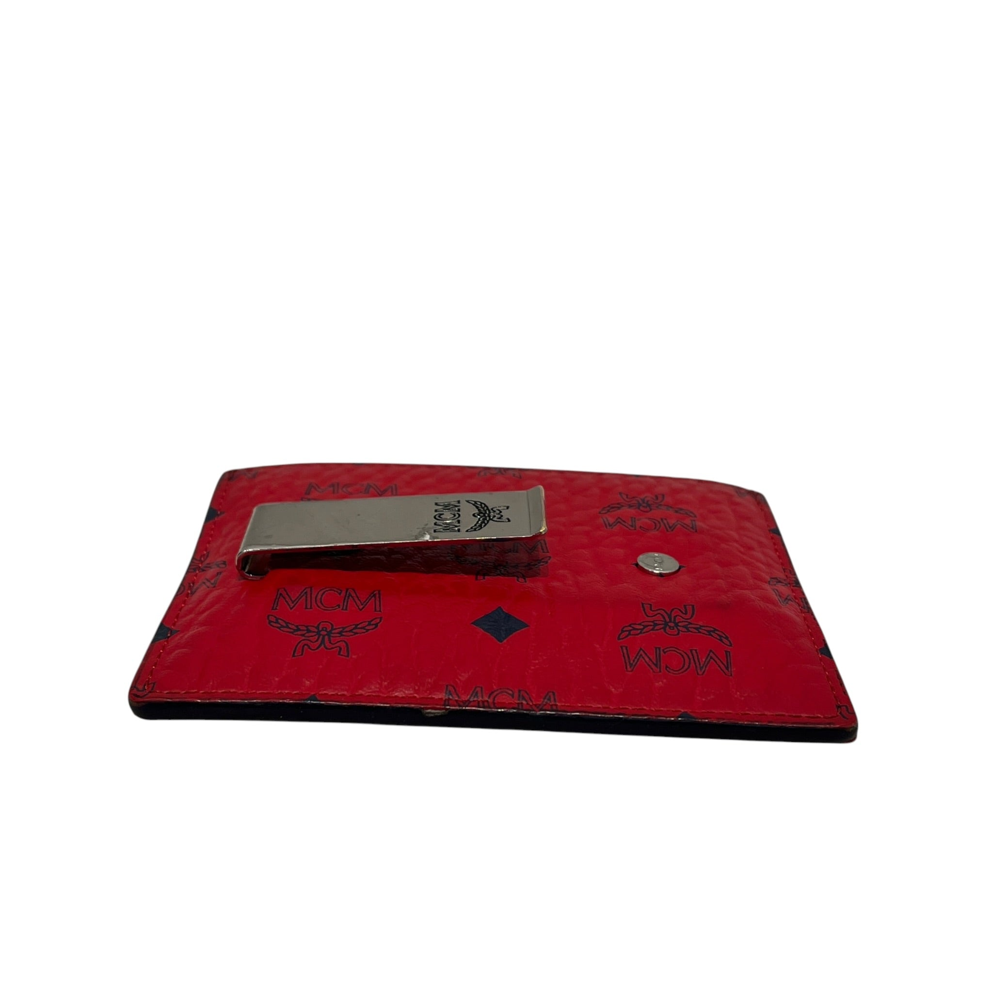 MCM/Bag/Monogram/Leather/RED/MONEY CLIP/CARD HOLDER view 3