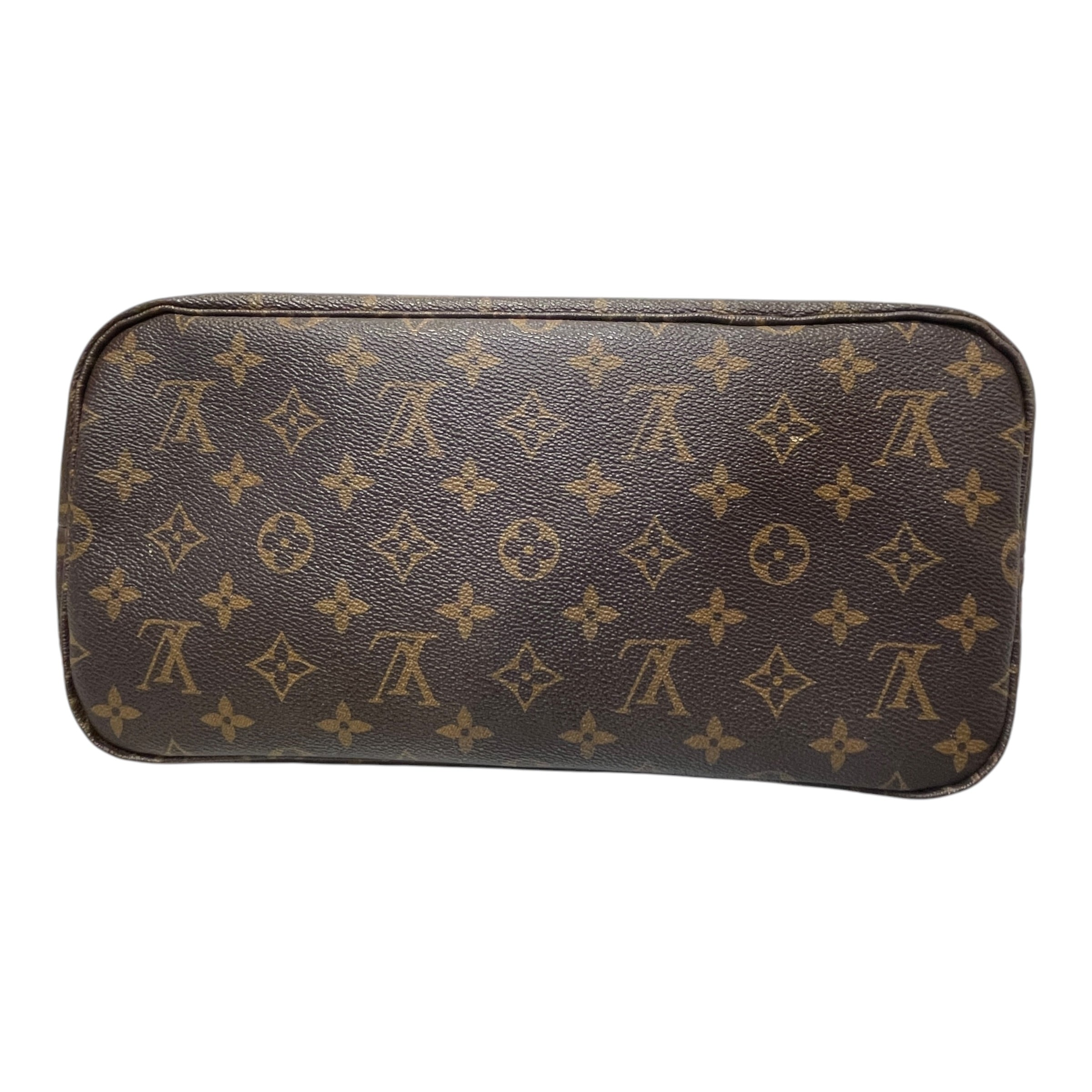 LOUIS VUITTON/Tote Bag/Monogram/Leather/BRW/Neverfull MM view 5