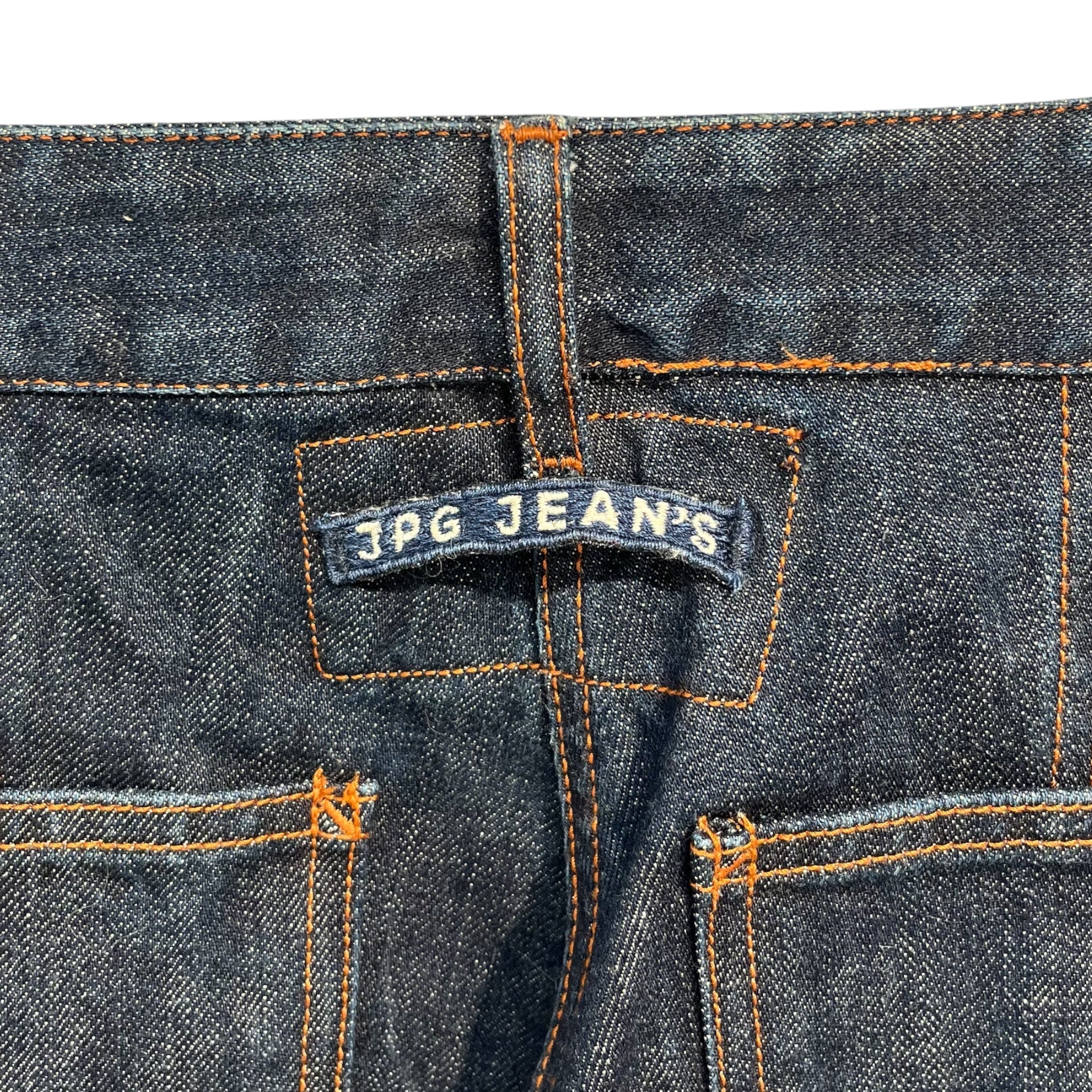 Jean Paul Gaultier/Wide Leg Pants/28/Cotton/IDG/tlared with stringfs on legs view 5