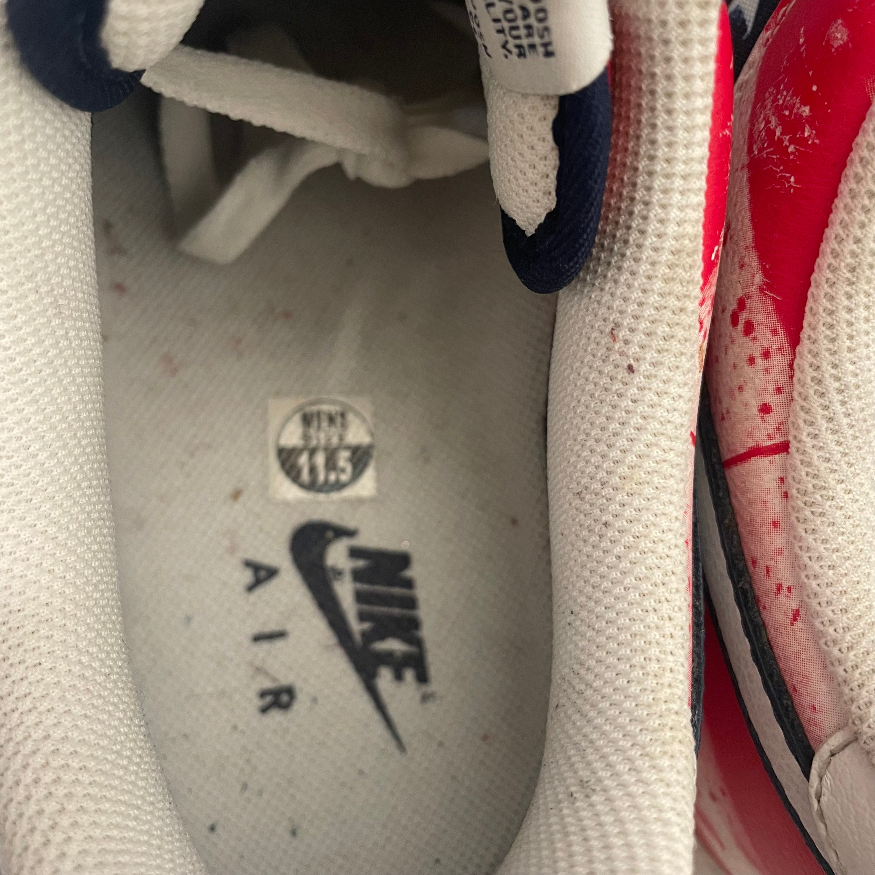 NIKE/Low-Sneakers/US 11.5/All Over Print/WHT/488298-425 AF1 INDEPENDENCE DA view 3