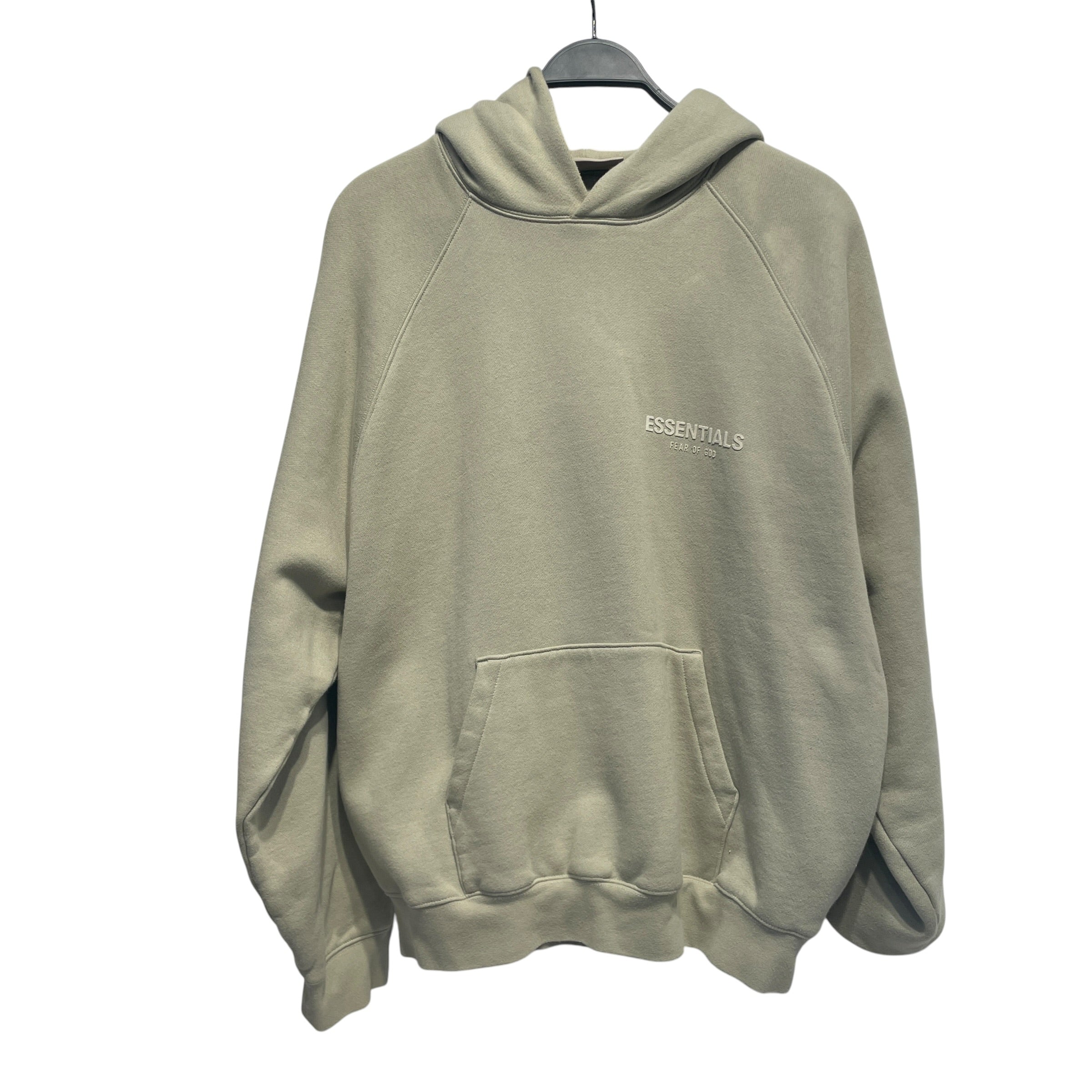 FOG ESSENTIALS/Heavy Sweater/L/Cotton/GRN/FOAMGREEN/LOGOONSIDE view 1