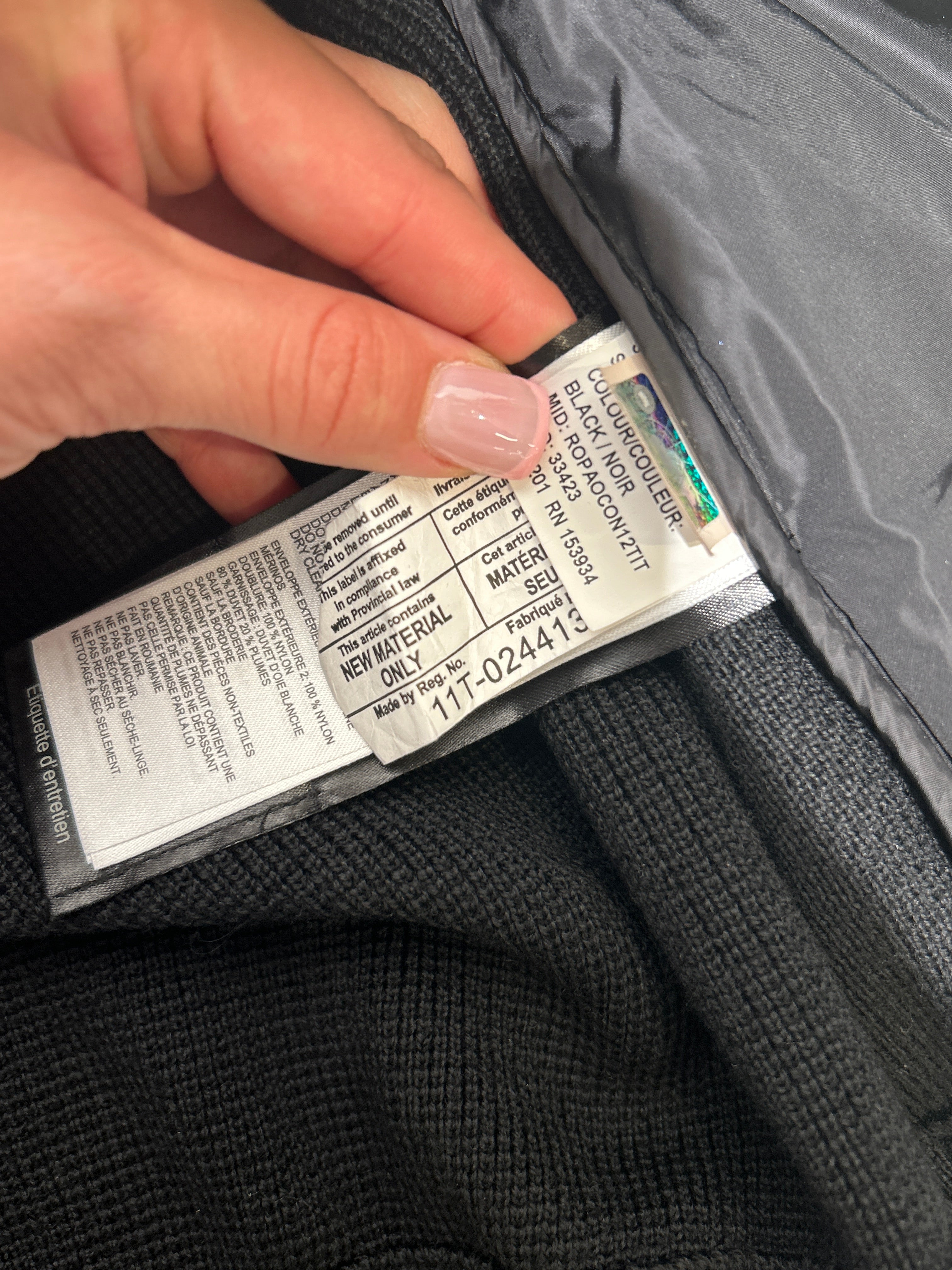 CANADA GOOSE/Jacket/M/BLK/KNIT ARCTIC SEASON HYBRIDGE view 4