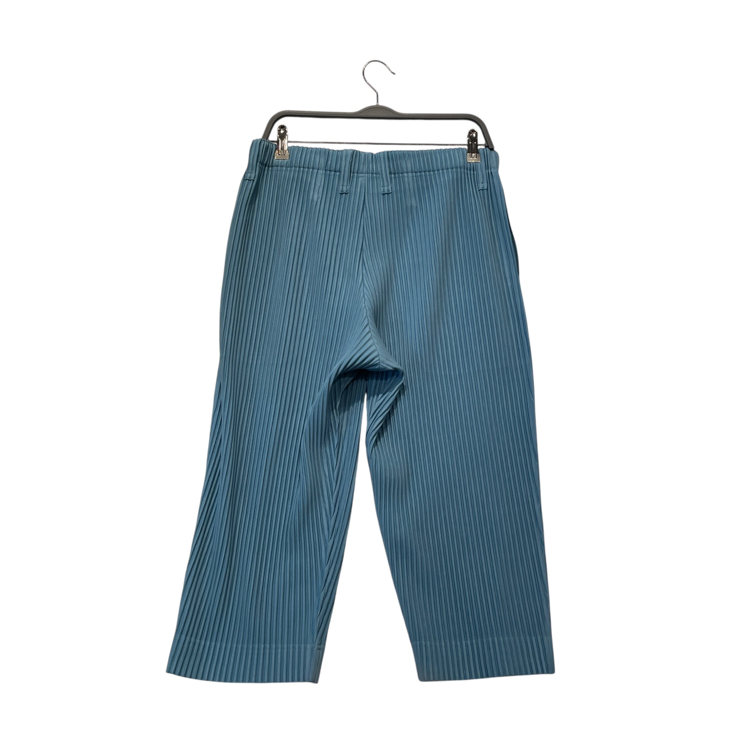 HOMME PLISSE ISSEY MIYAKE/Straight Pants/3/Polyester/BLU/ view 2