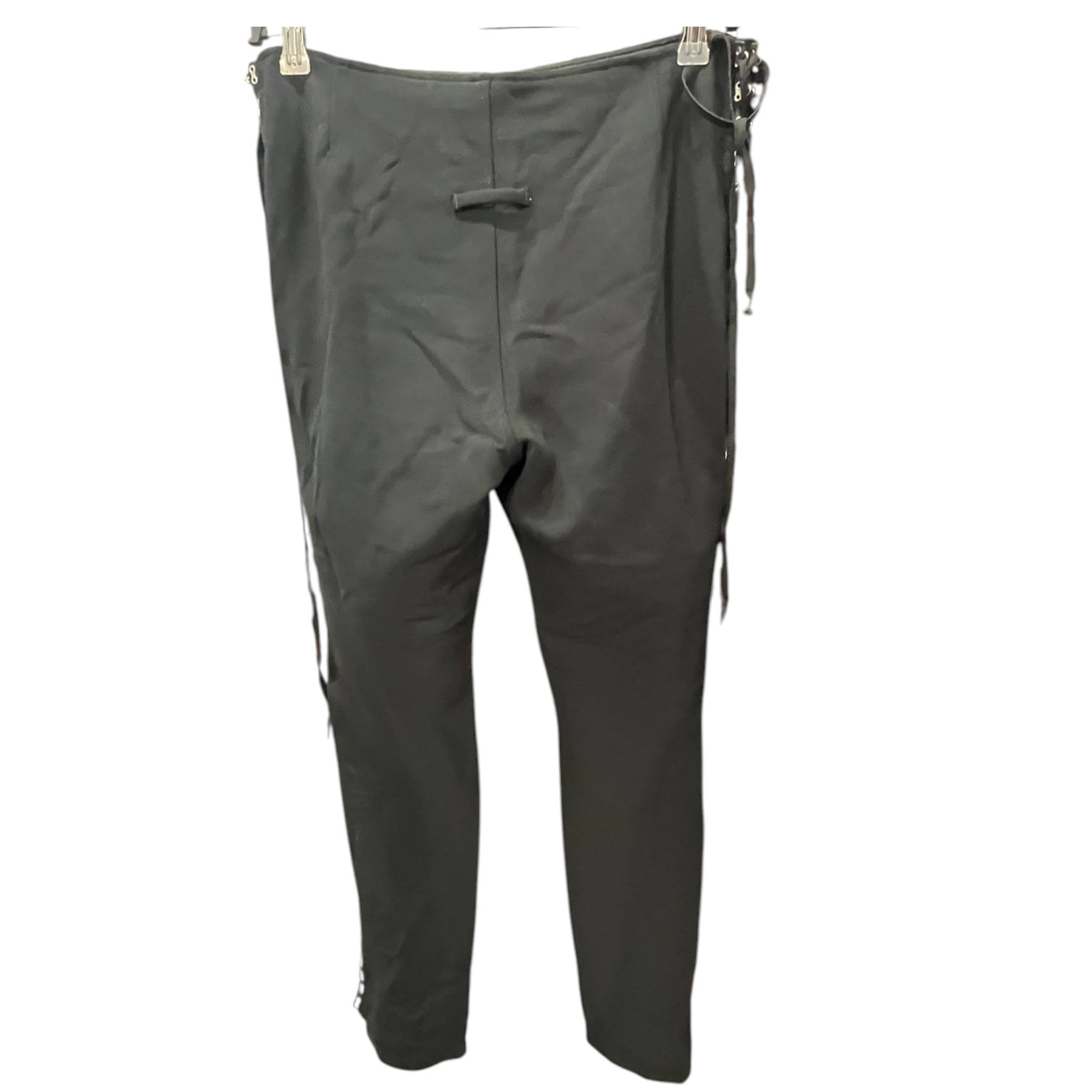 Jean Paul GAULTIER HOMME/Bootcut Pants/30/Cotton/BLK/SIDE TIE FLARED PANT view 2