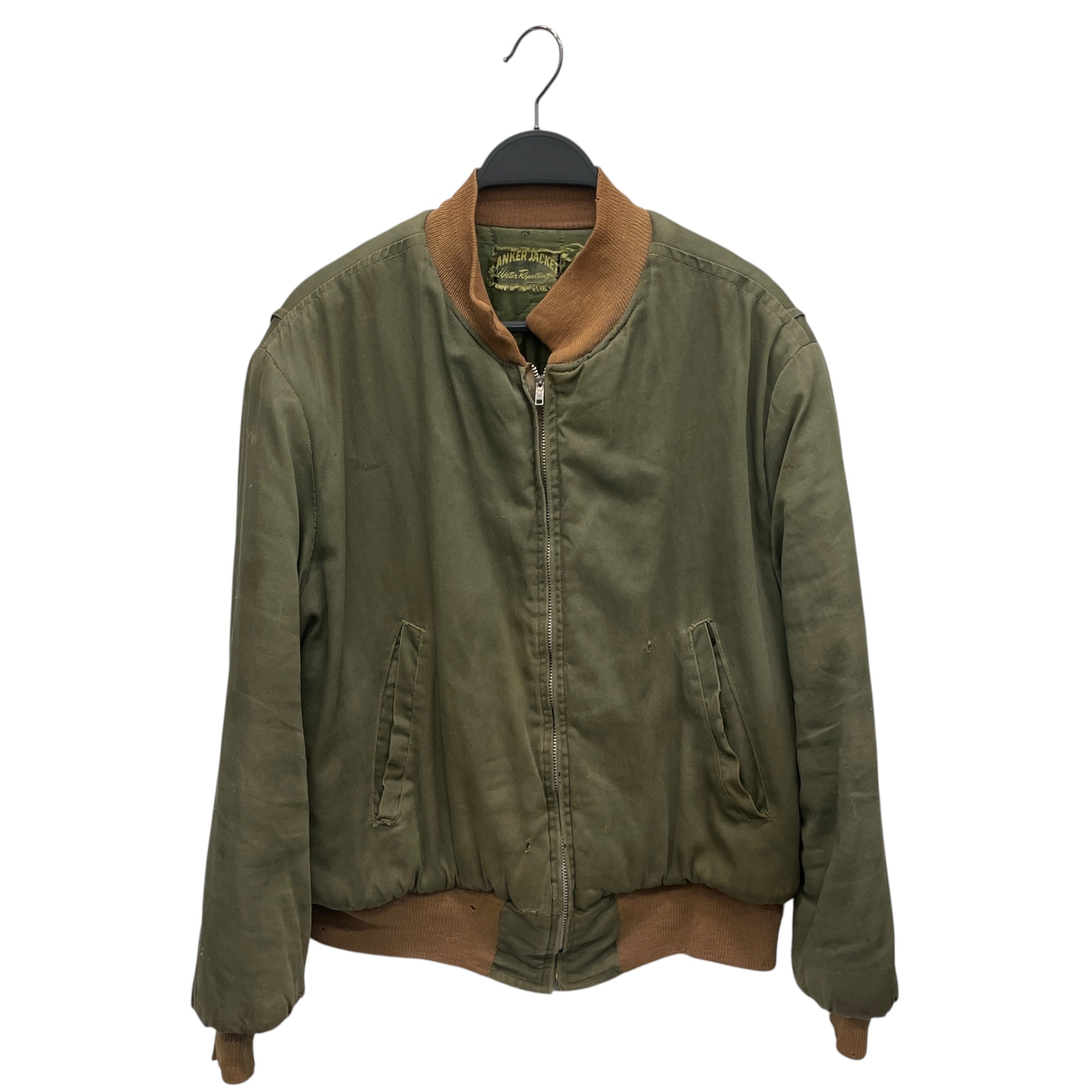 Vintage/Puffer Jkt/KHK/TANKER JACKET view 1