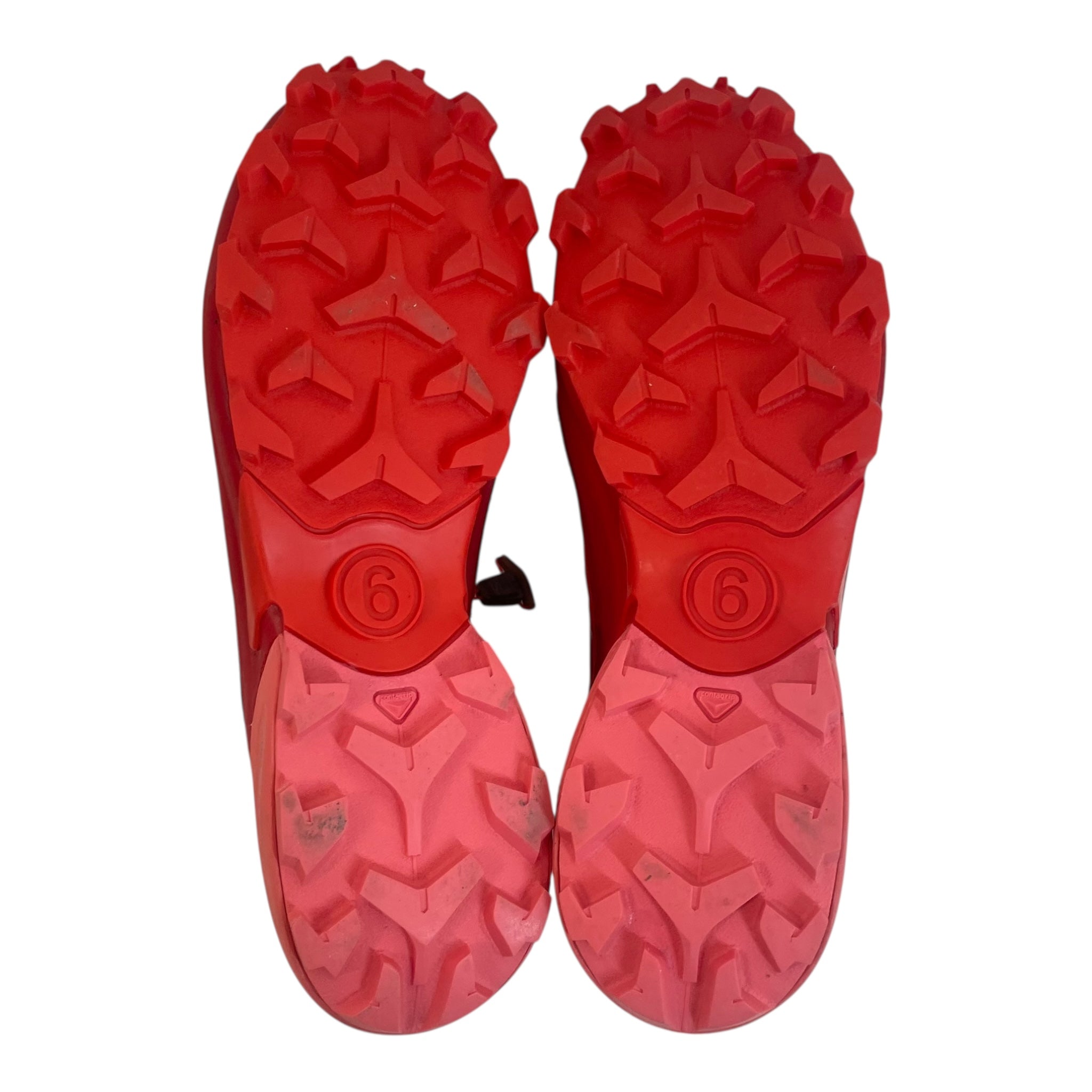 salomon/Maison Margiela/Hi-Sneakers/US 10.5/Cotton/RED/ART NO. 471700 view 4