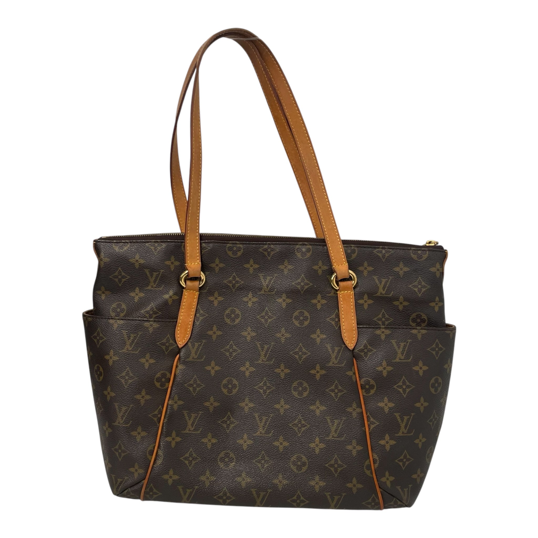 LOUIS VUITTON/Hand Bag/Monogram/Leather/CLR/2 side pockets view 2