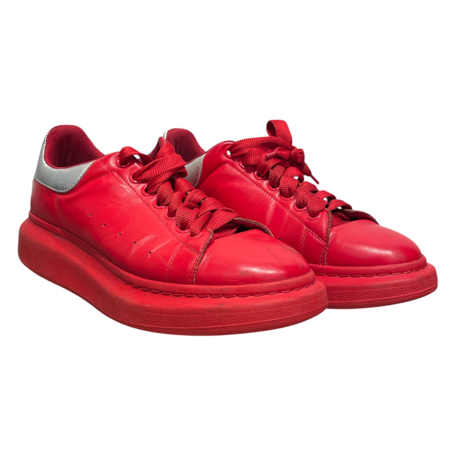 Alexander McQueen/Low-Sneakers/EU 42/Leather/RED/ view 1