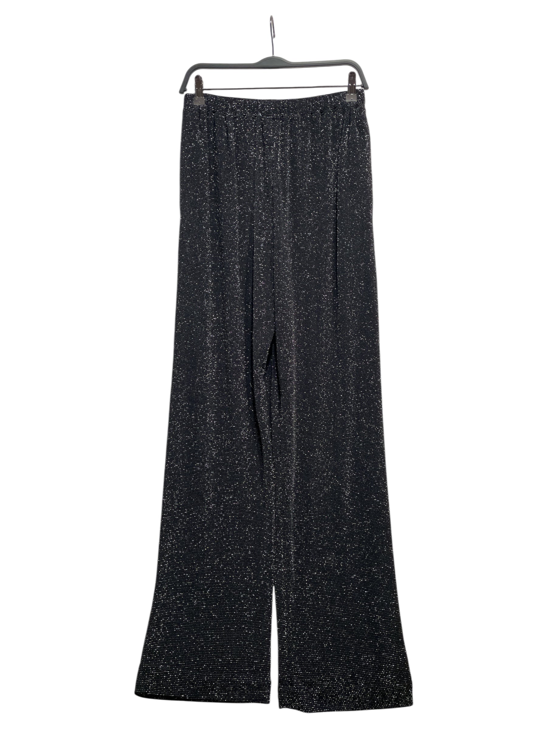 BALENCIAGA/Bottoms/Glitter/BLK/Glitter Flowy Pants view 1