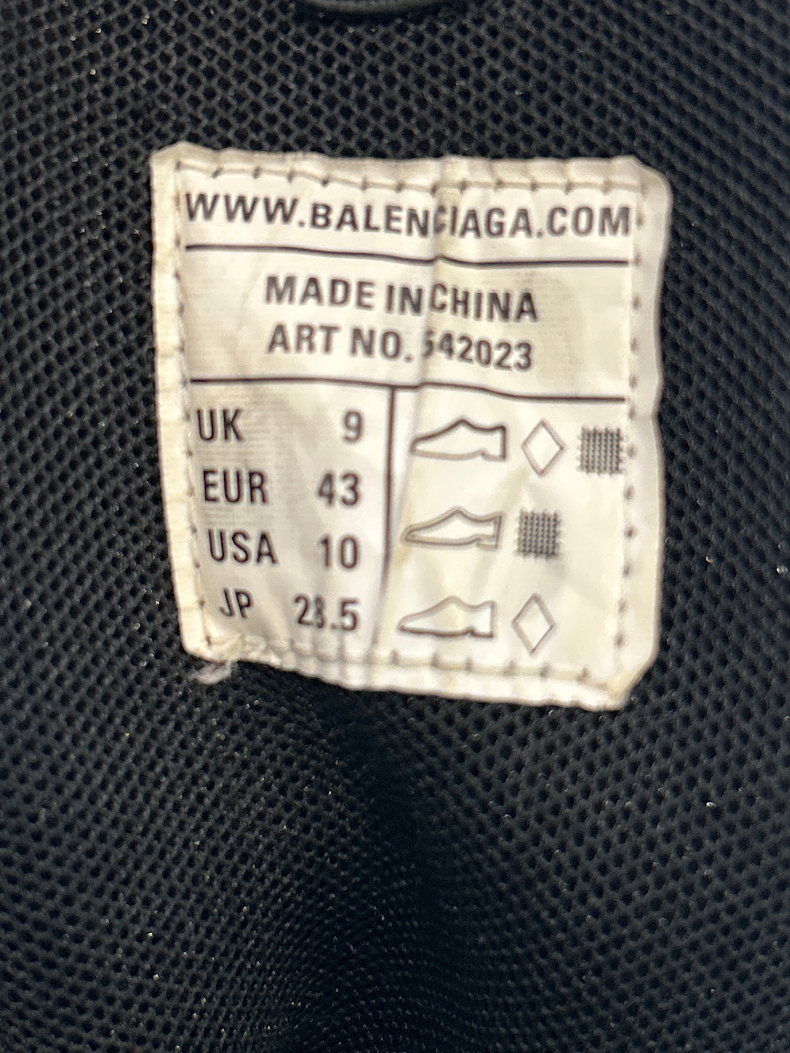 BALENCIAGA/Low-Sneakers/EU 43/All Over Print/BLU/TRACK ATHLETIC GREEN BLUE view 4