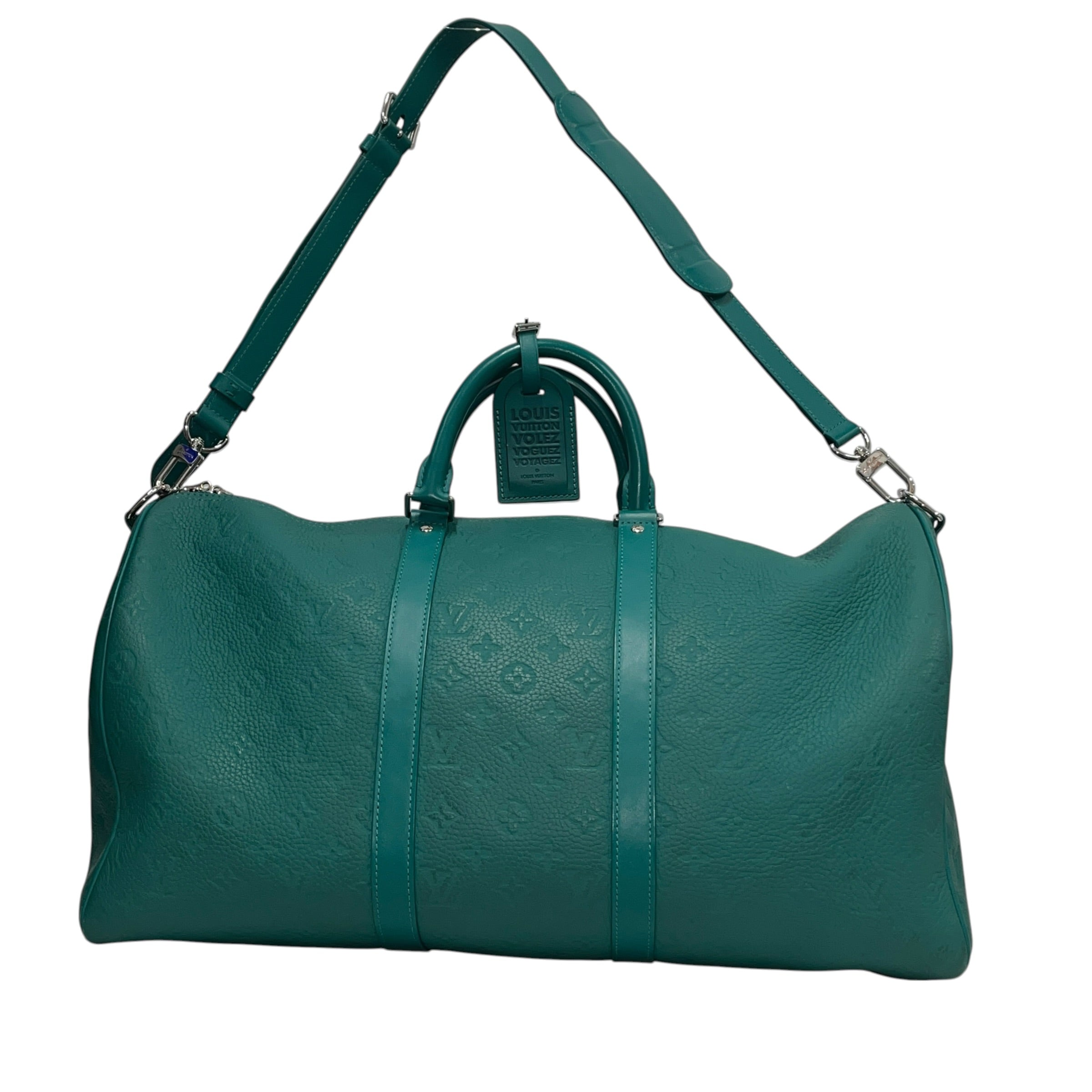 LOUIS VUITTON/Luggage/Monogram/Leather/GRN/KEEPALL BANDOULIERE 50 view 1