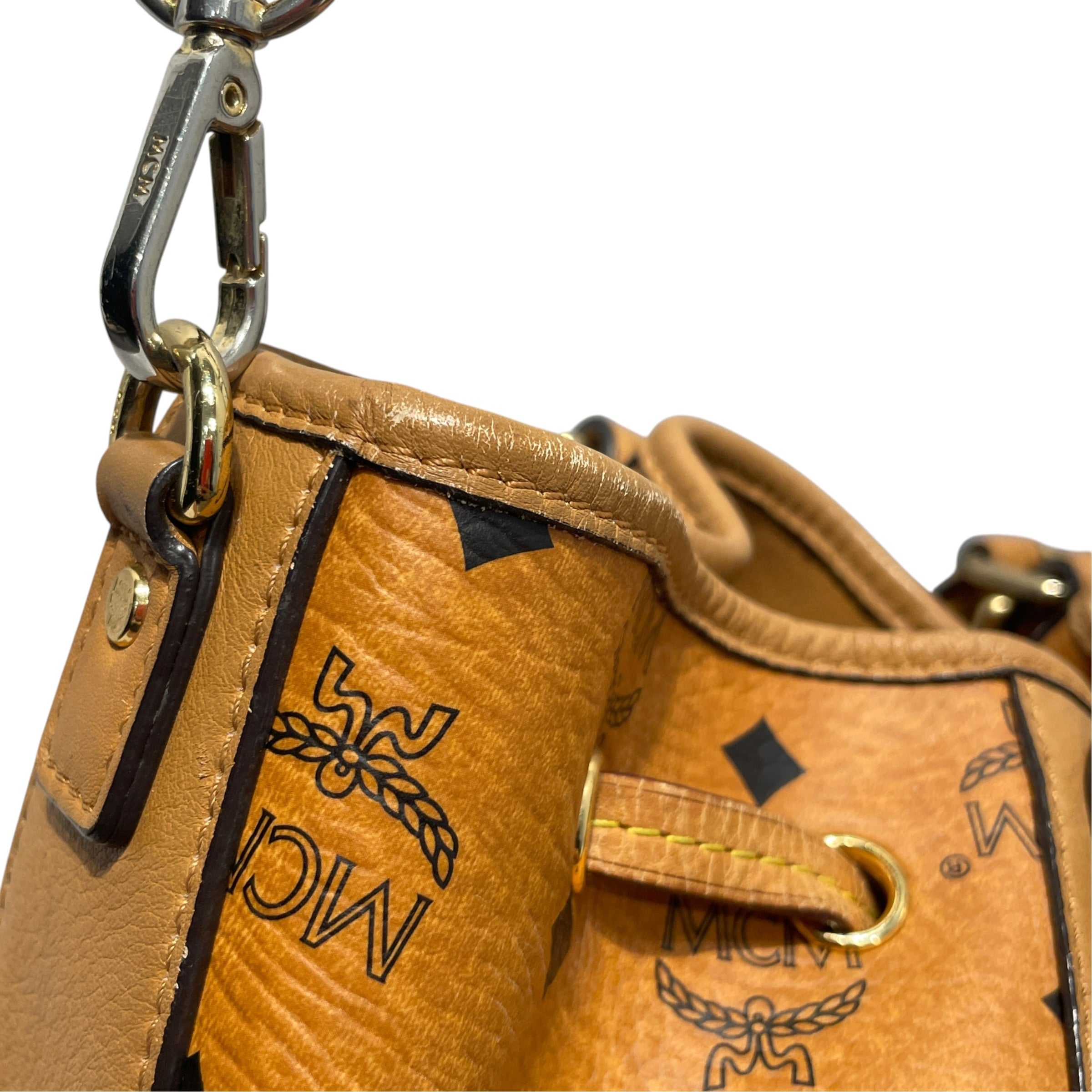 MCM/Hand Bag/Monogram/Leather/BRW/Monogram Handbag view 6